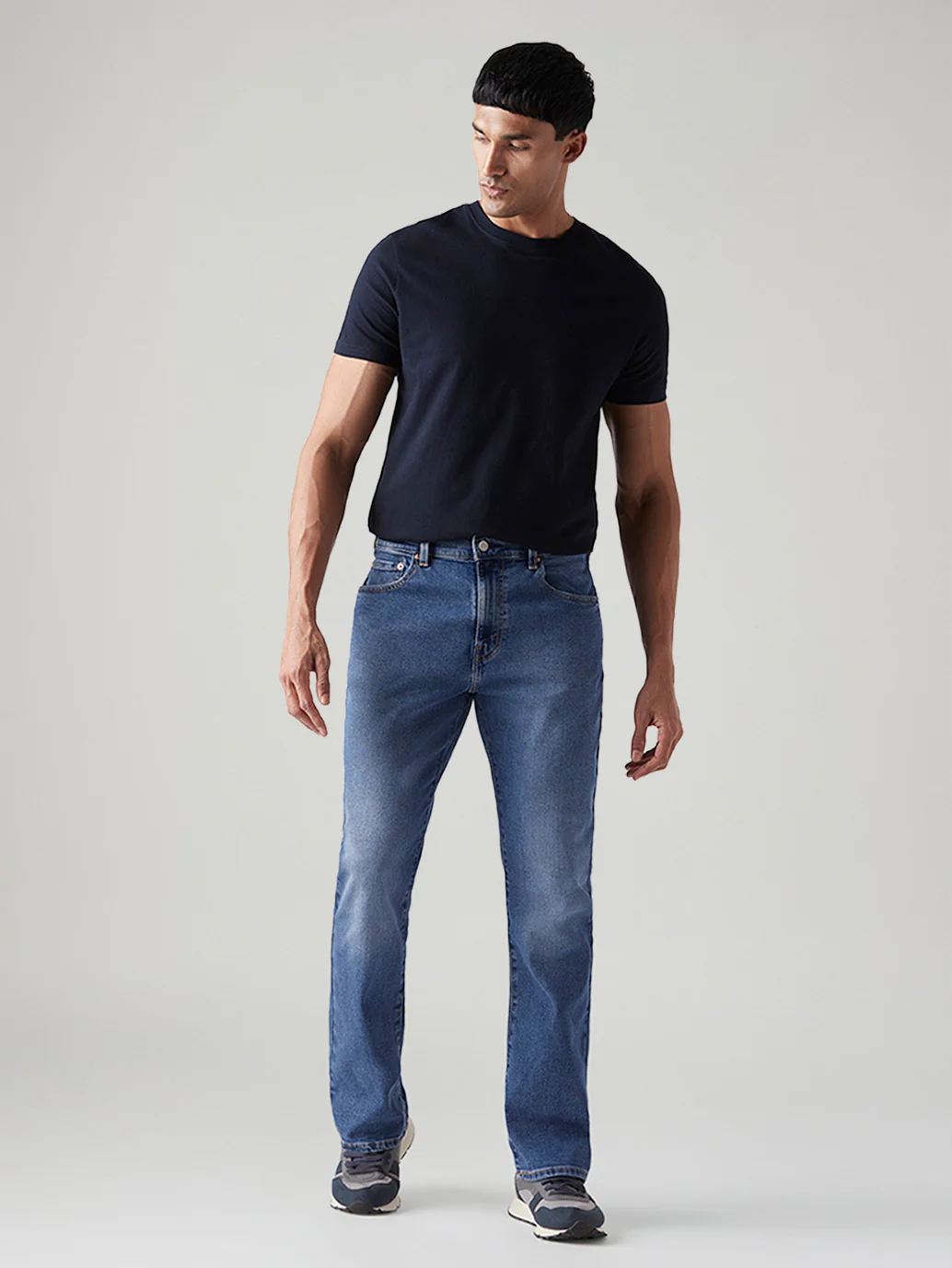 Men's 517 Blue Bootcut Fit Mid Rise Jeans - Image 2