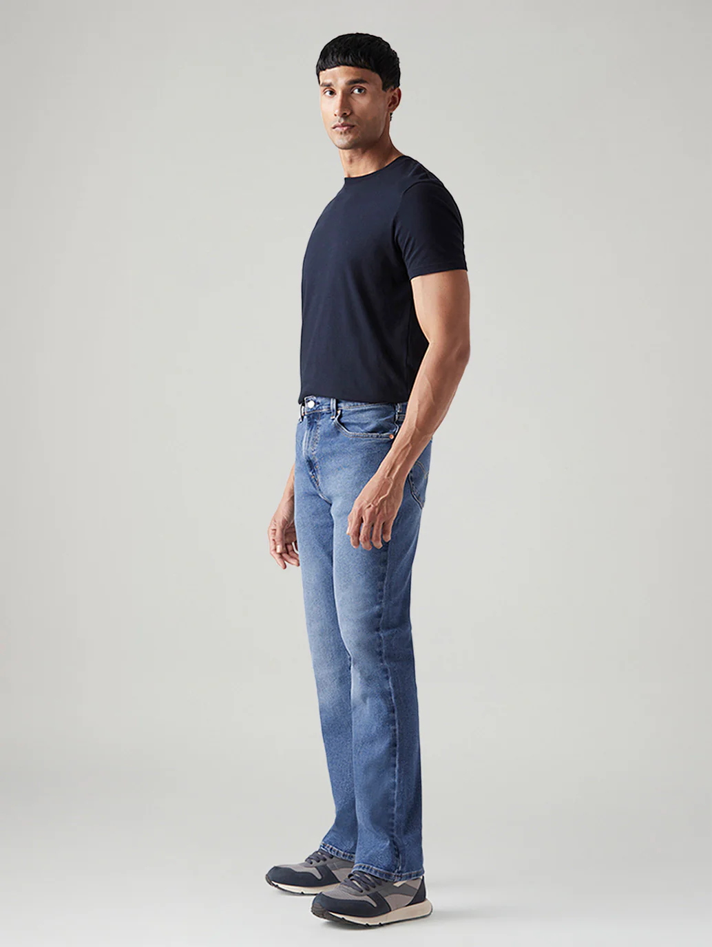 Men's 517 Blue Bootcut Fit Mid Rise Jeans - Image 7