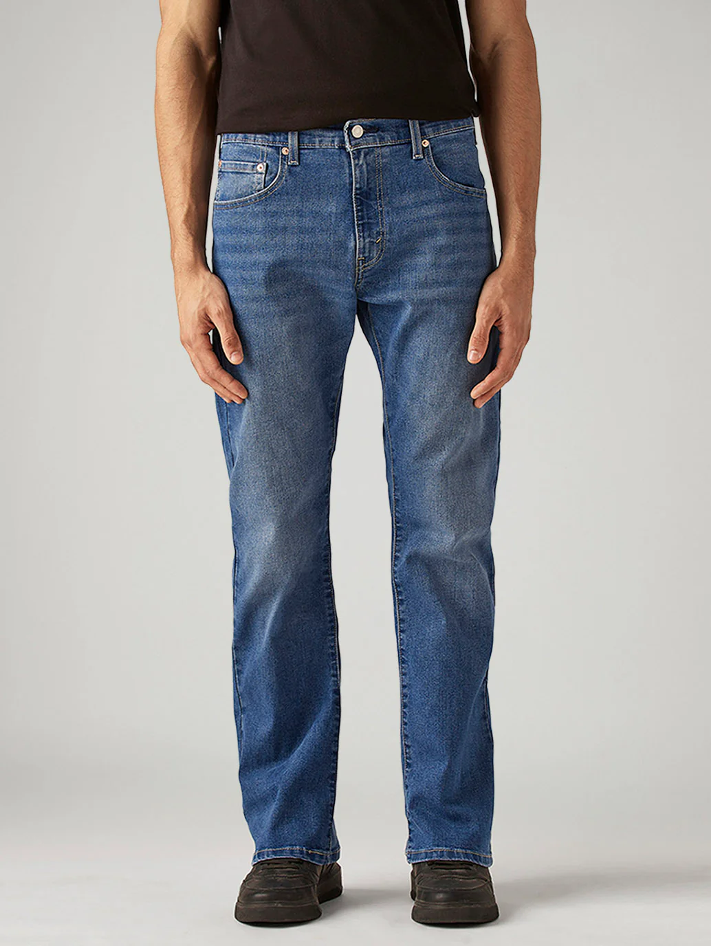 Men's 517 Blue Bootcut Fit Mid Rise Jeans - Image 2