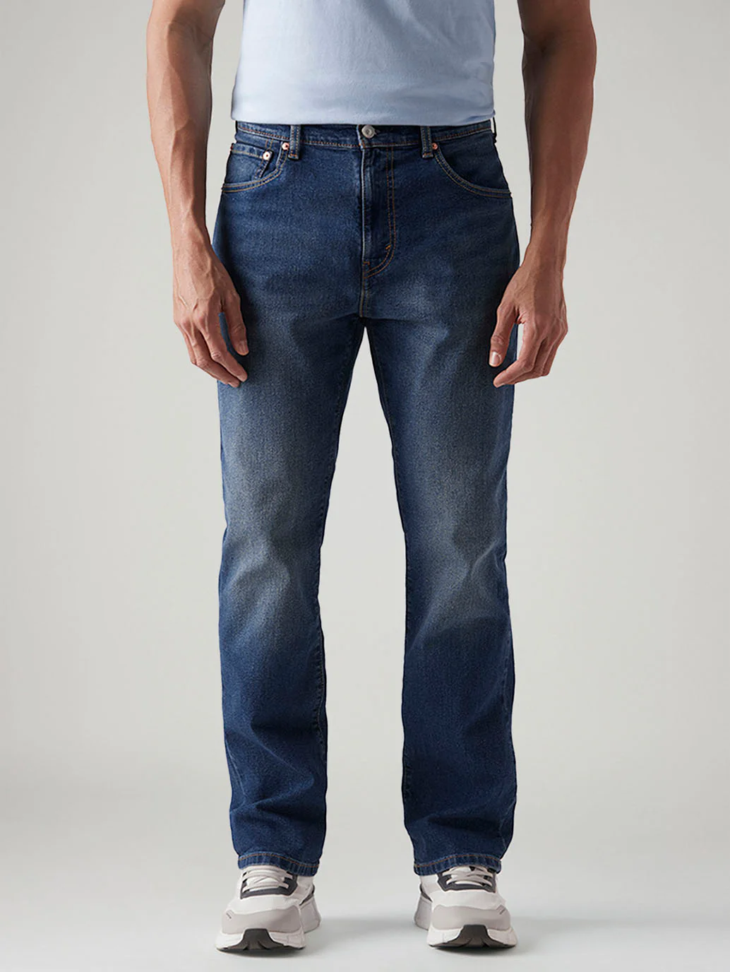 Men's 517 Blue Bootcut Fit Mid Rise Jeans - Image 3