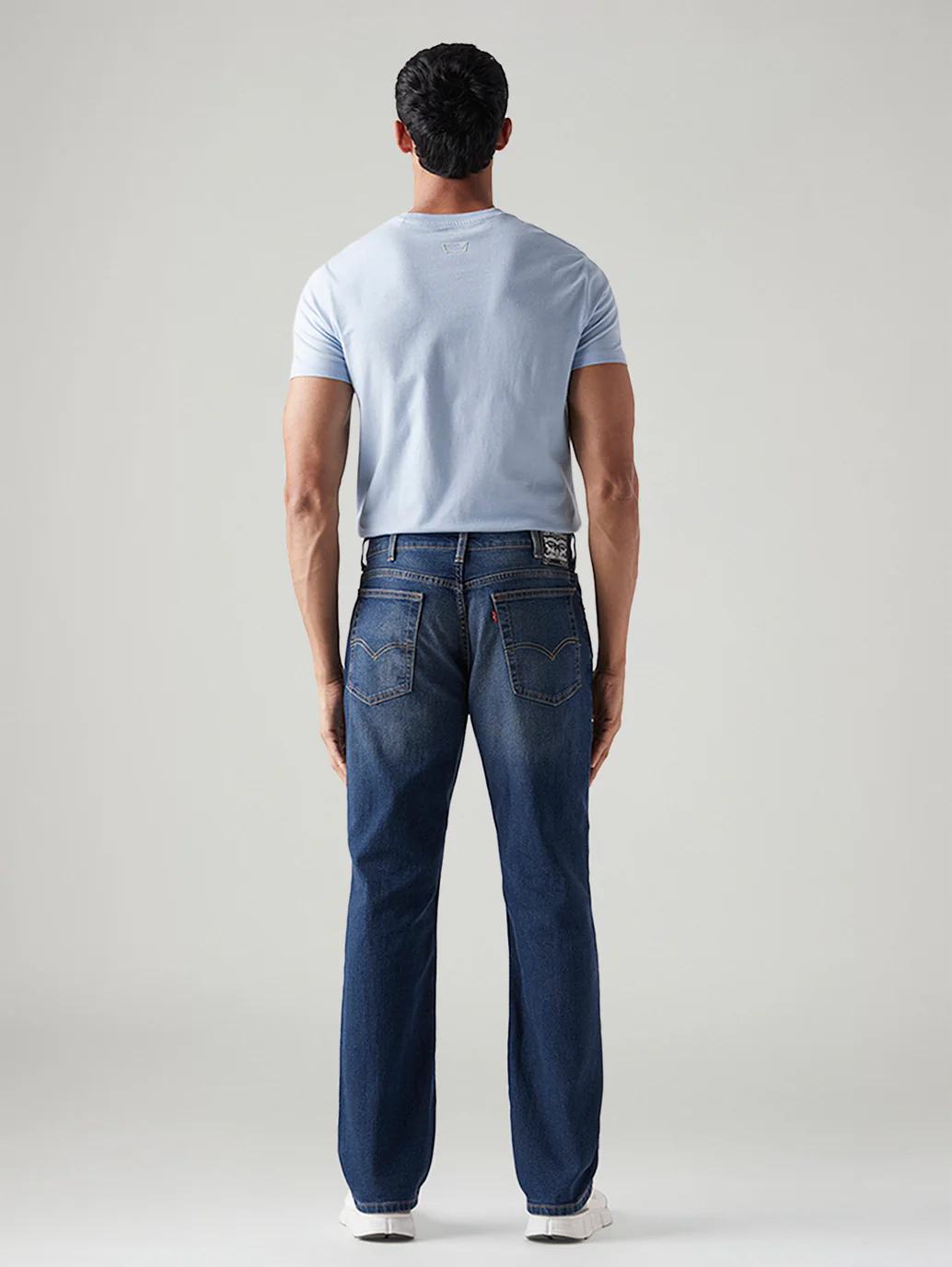 Men's 517 Blue Bootcut Fit Mid Rise Jeans - Image 5