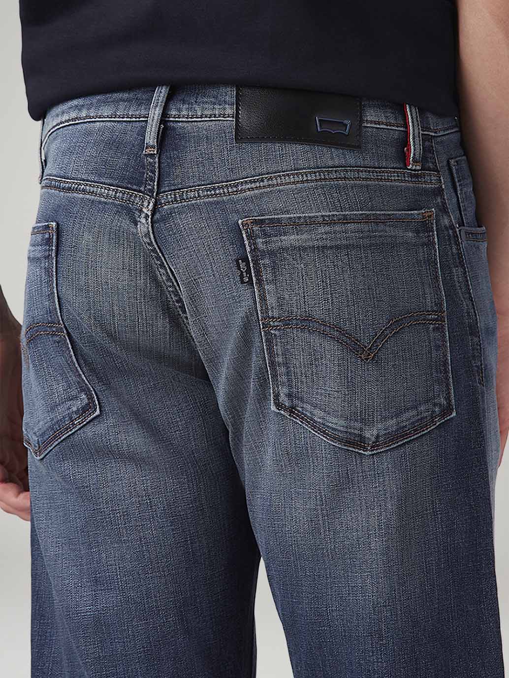 Men's 517 Blue Bootcut Fit Mid Rise Jeans - Image 5