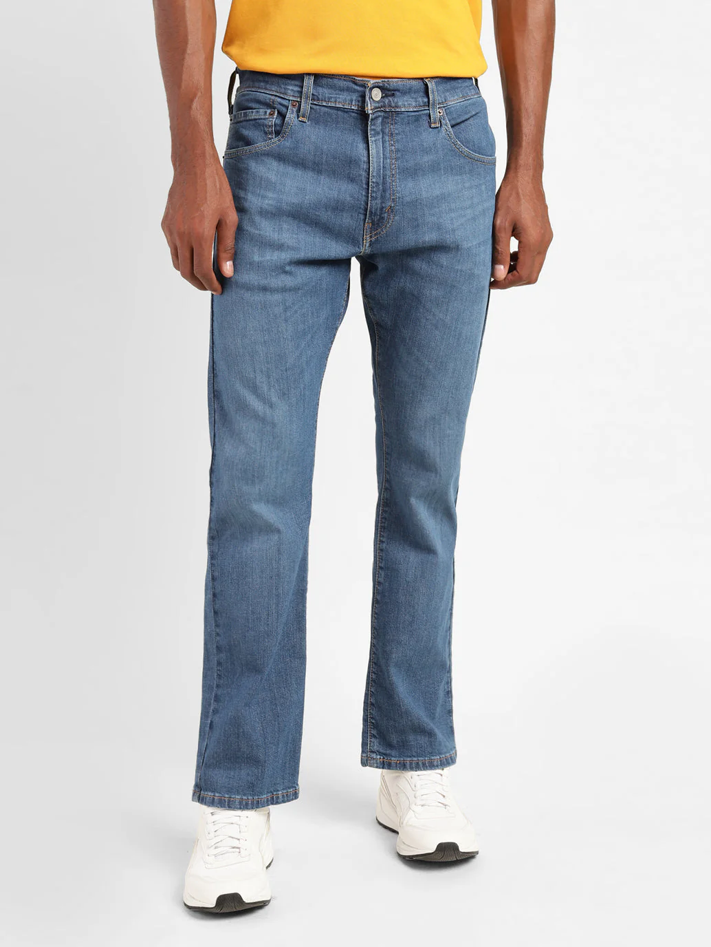Men's 517 Blue Bootcut Fit Mid Rise Jeans - Image 2