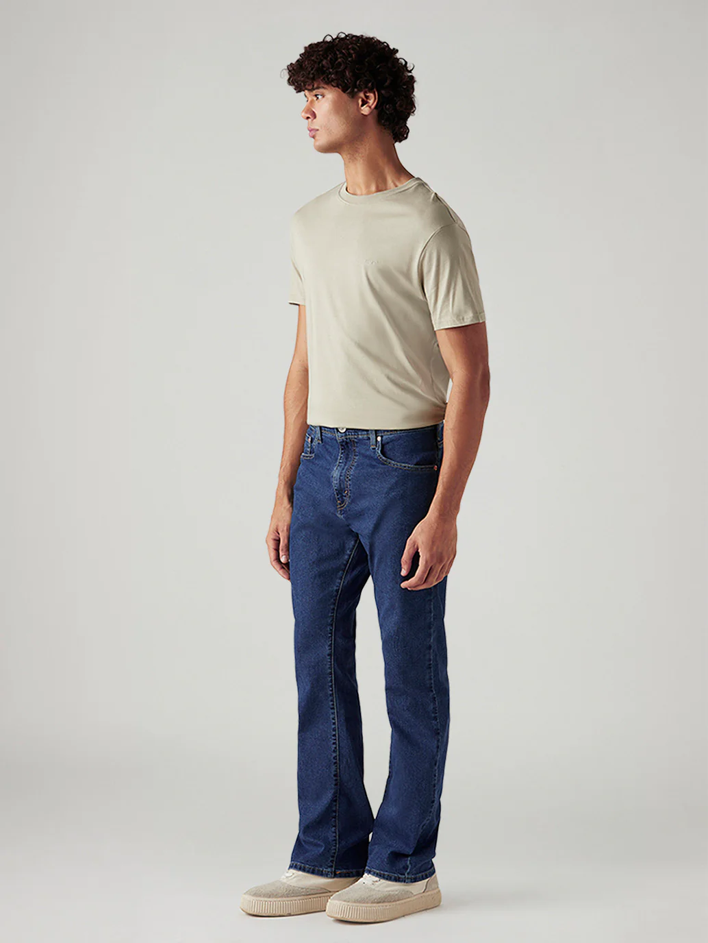 Men's 517 Blue Bootcut Mid Rise Jeans - Image 6