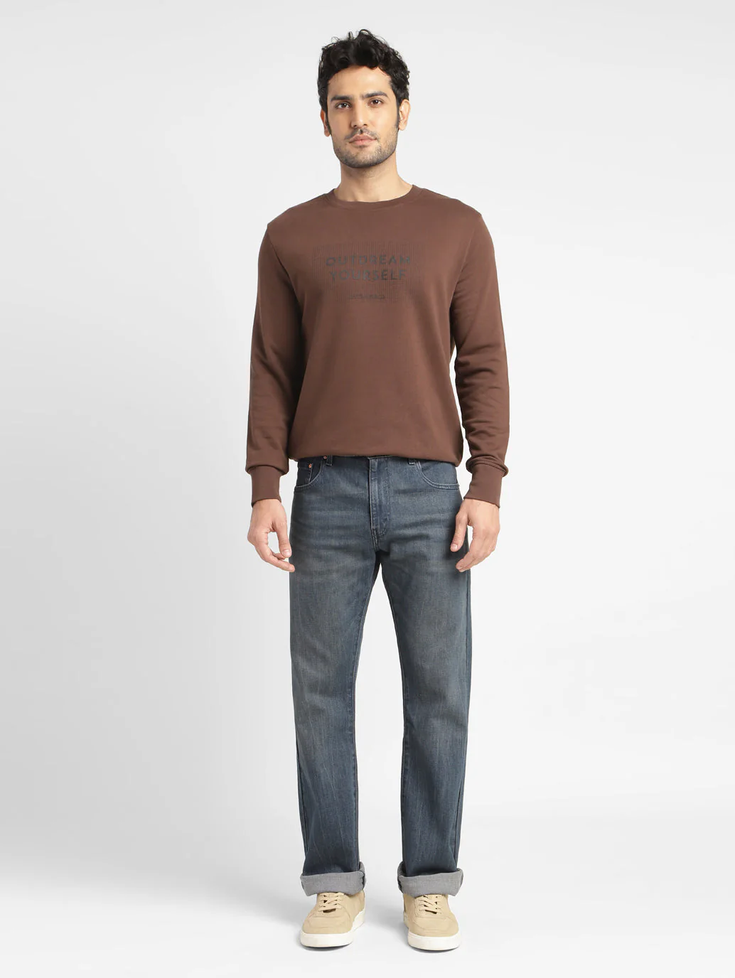 Men's 517 Blue Bootcut Fit Mid Rise Jeans - Image 8