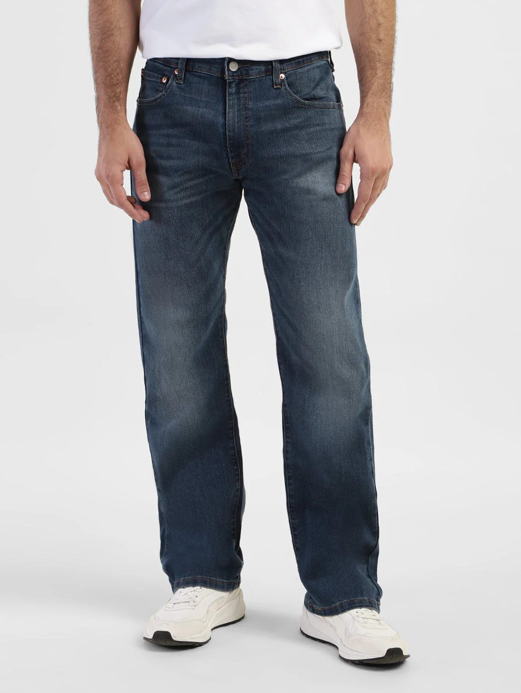Men's 517 Blue Bootcut Fit Mid Rise Jeans - Image 2