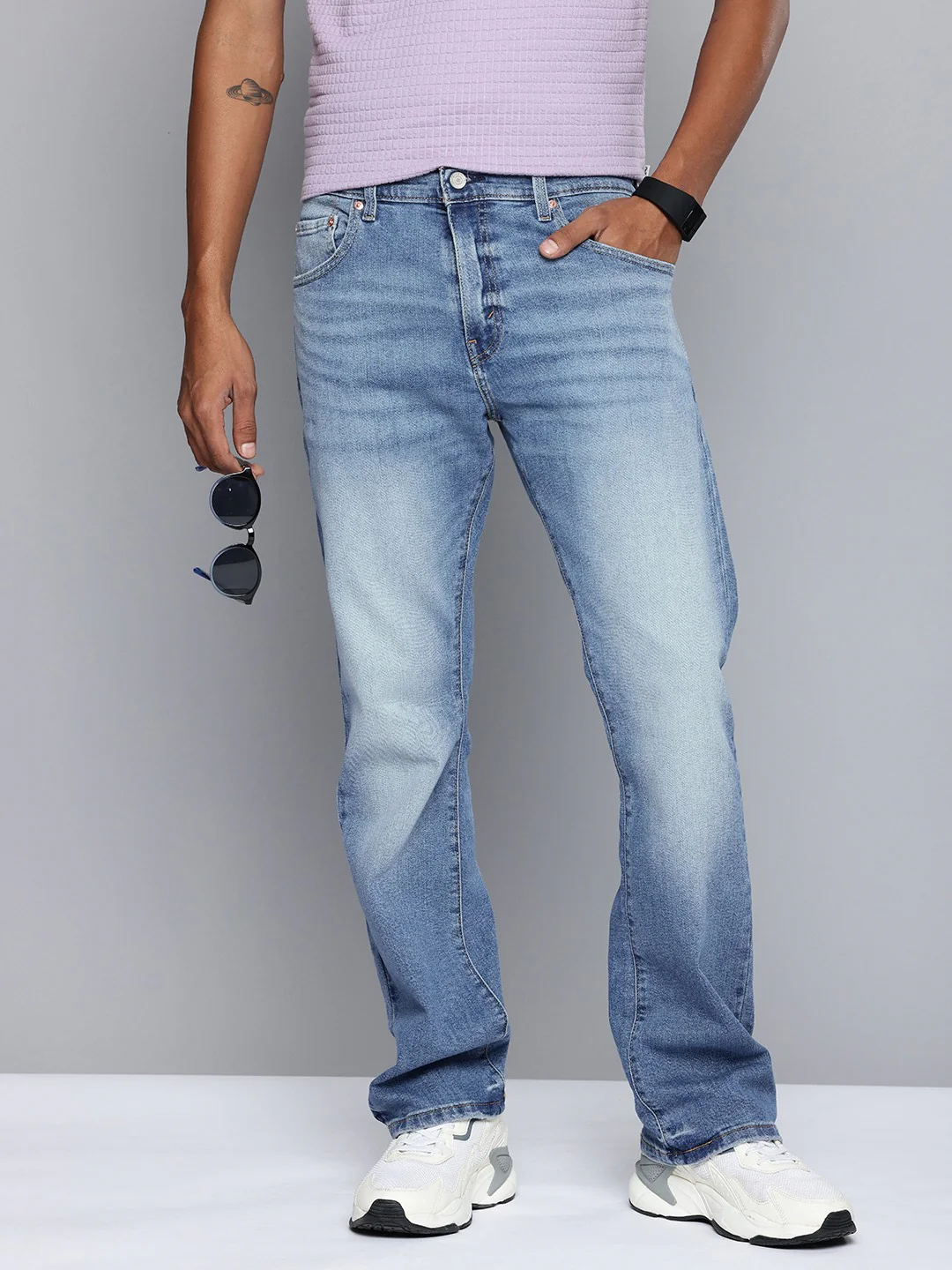 Men's 517 Indigo Bootcut Fit Mid Rise Jeans - Image 3