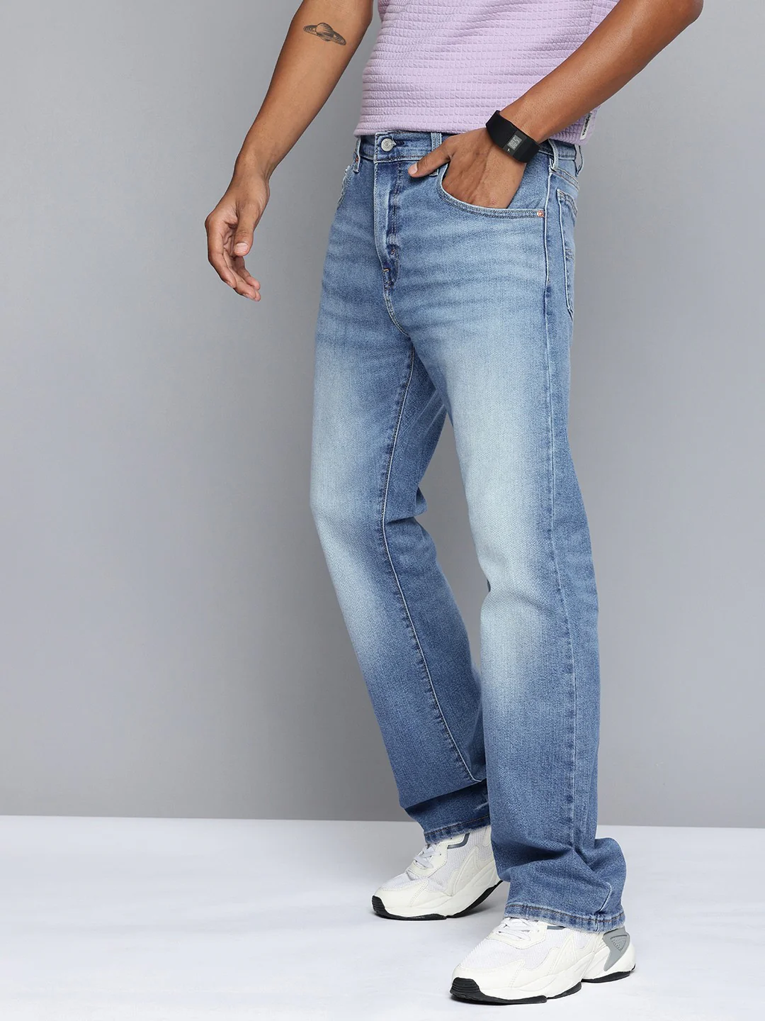 Men's 517 Indigo Bootcut Fit Mid Rise Jeans - Image 5