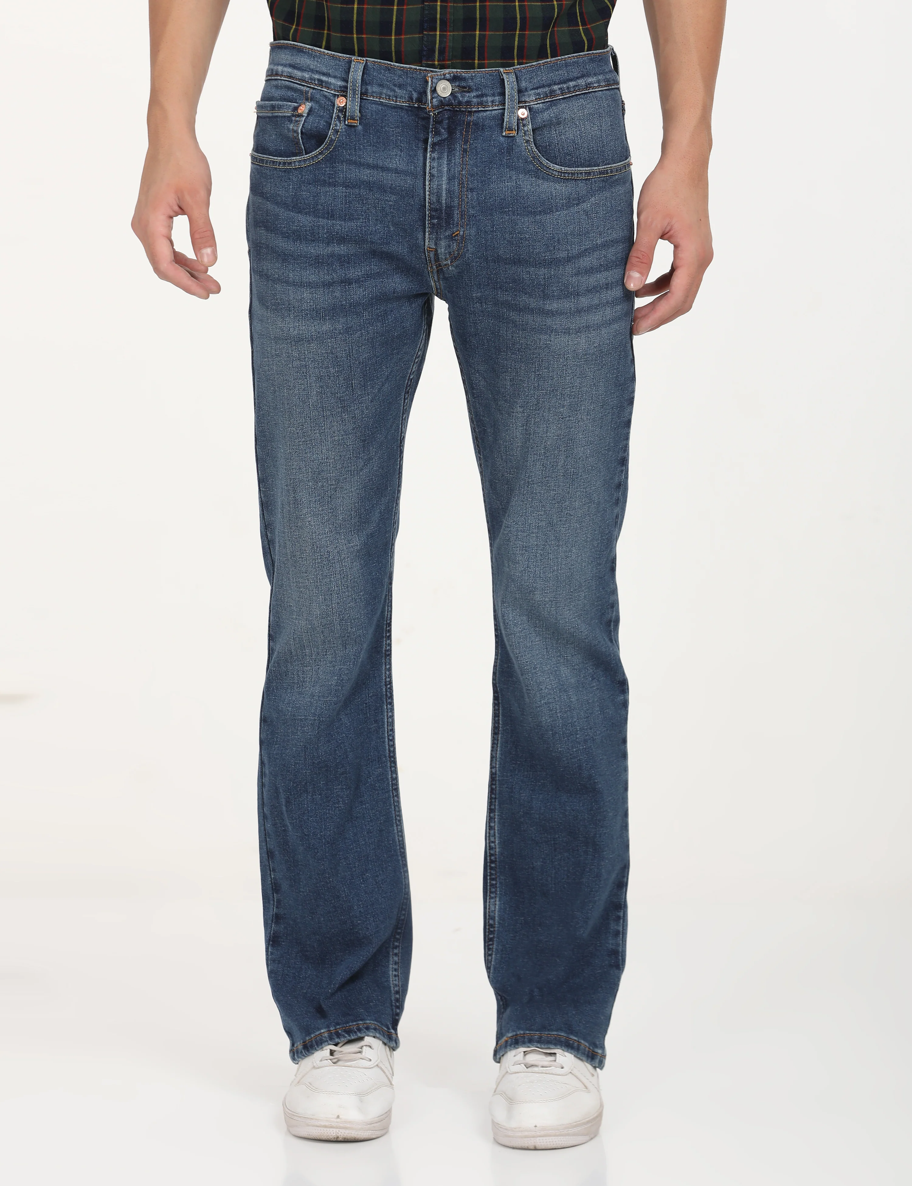 Men's 527 Indigo Bootcut Fit Mid Rise Jeans