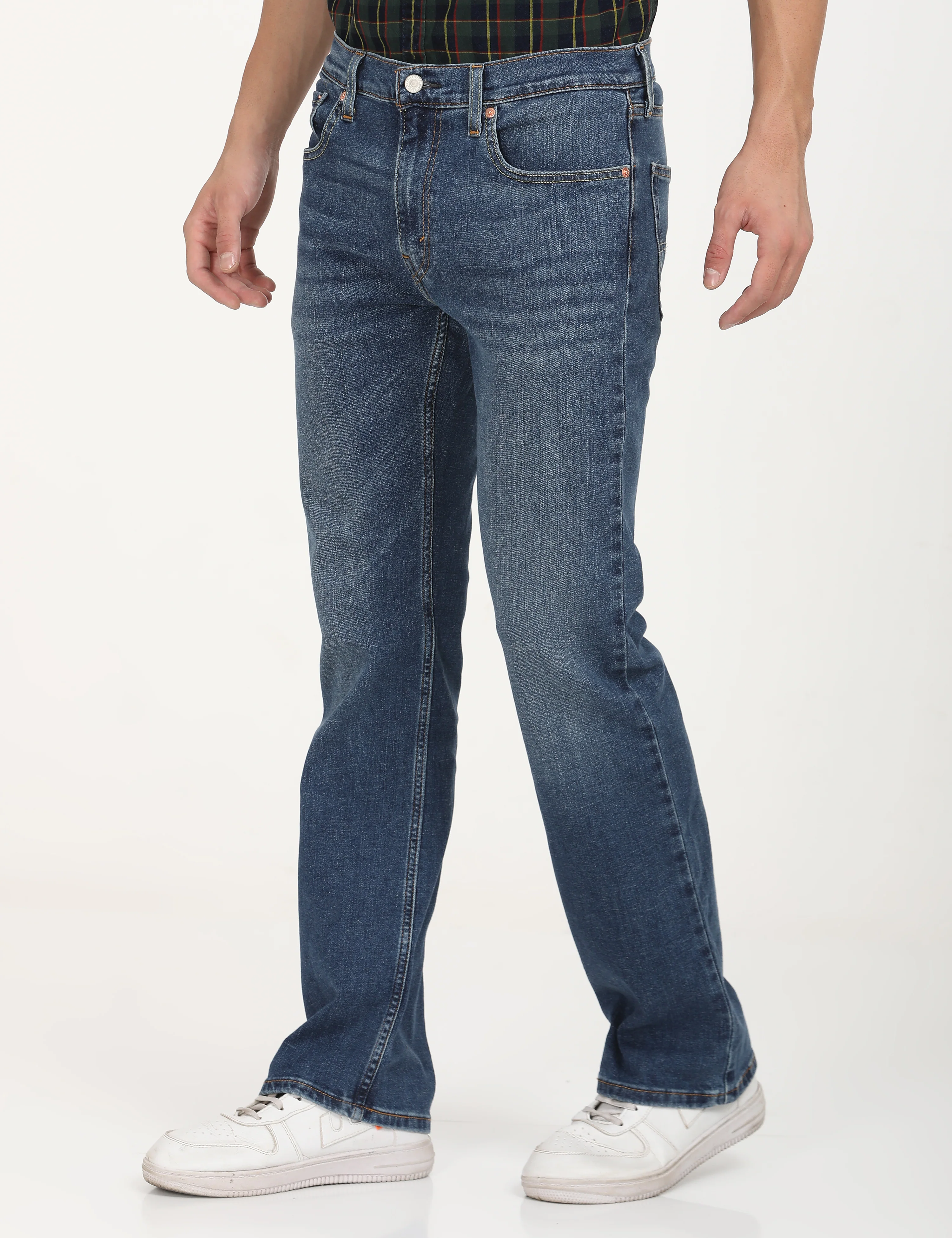 Men's 527 Indigo Bootcut Fit Mid Rise Jeans - Image 2
