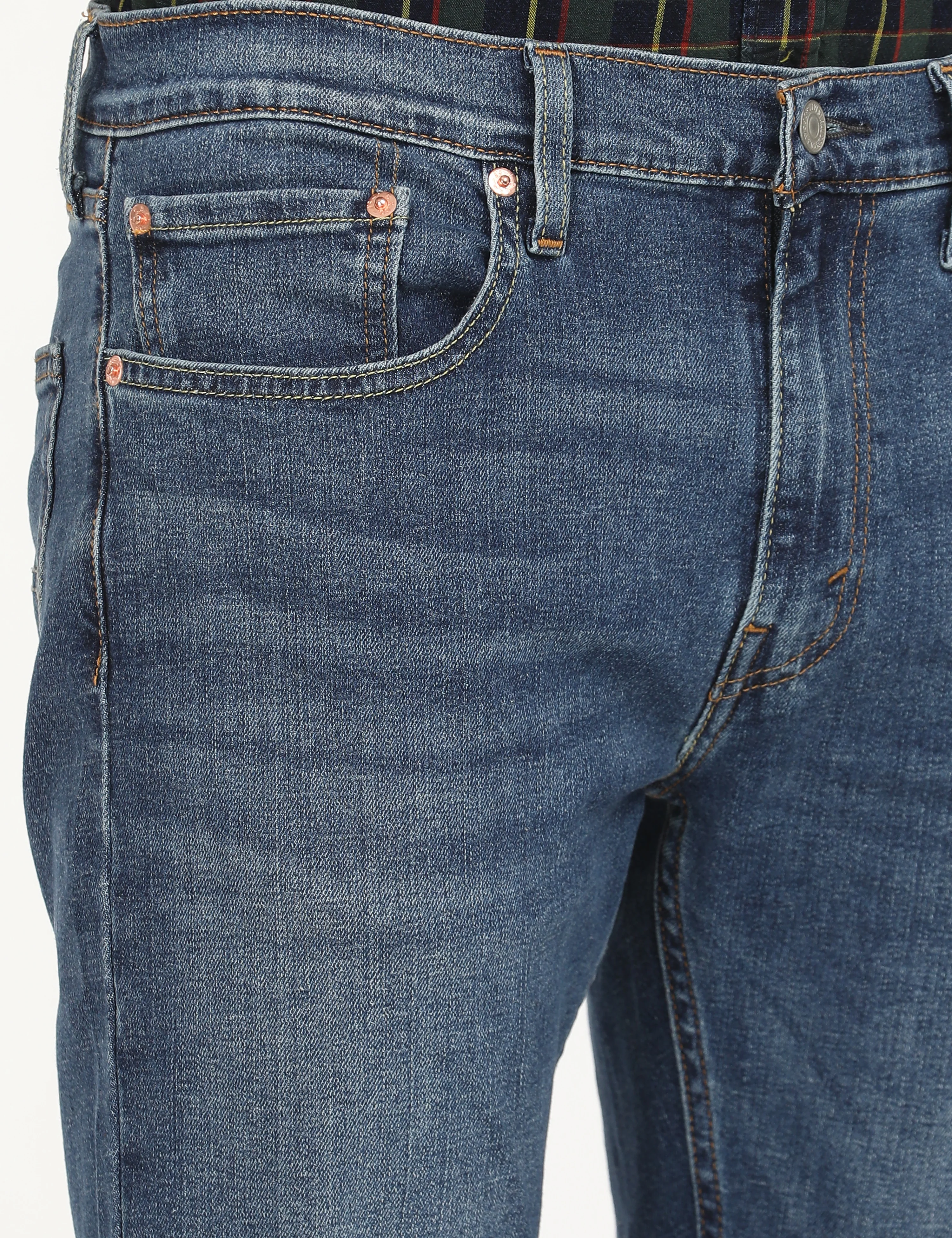 Men's 527 Indigo Bootcut Fit Mid Rise Jeans - Image 6