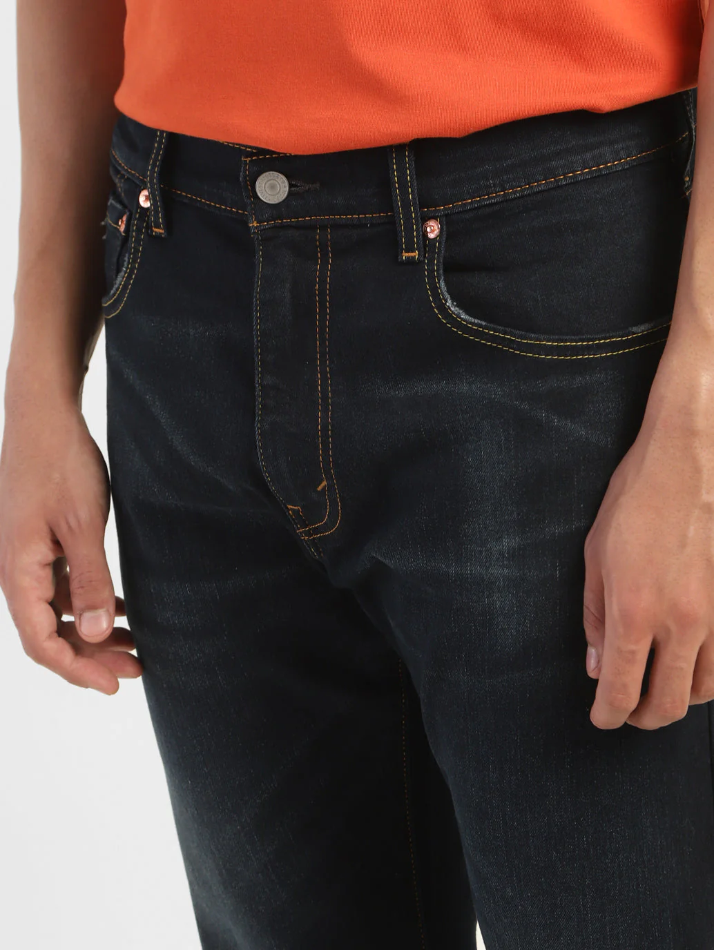 Men's 517 Blue Bootcut Fit Mid Rise Jeans - Image 6