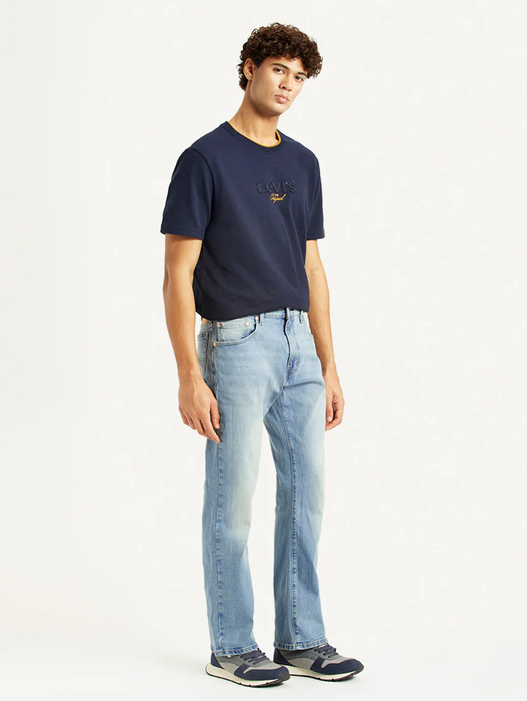 Men's 517 Light Blue Bootcut Fit Mid Rise Jeans - Image 6