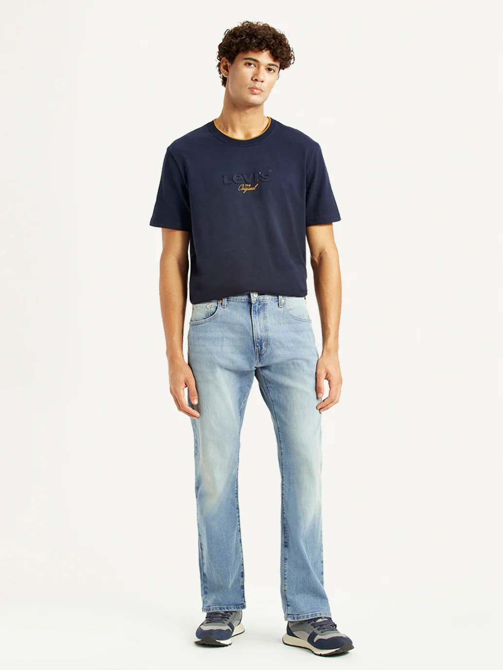 Men's 517 Light Blue Bootcut Fit Mid Rise Jeans - Image 7