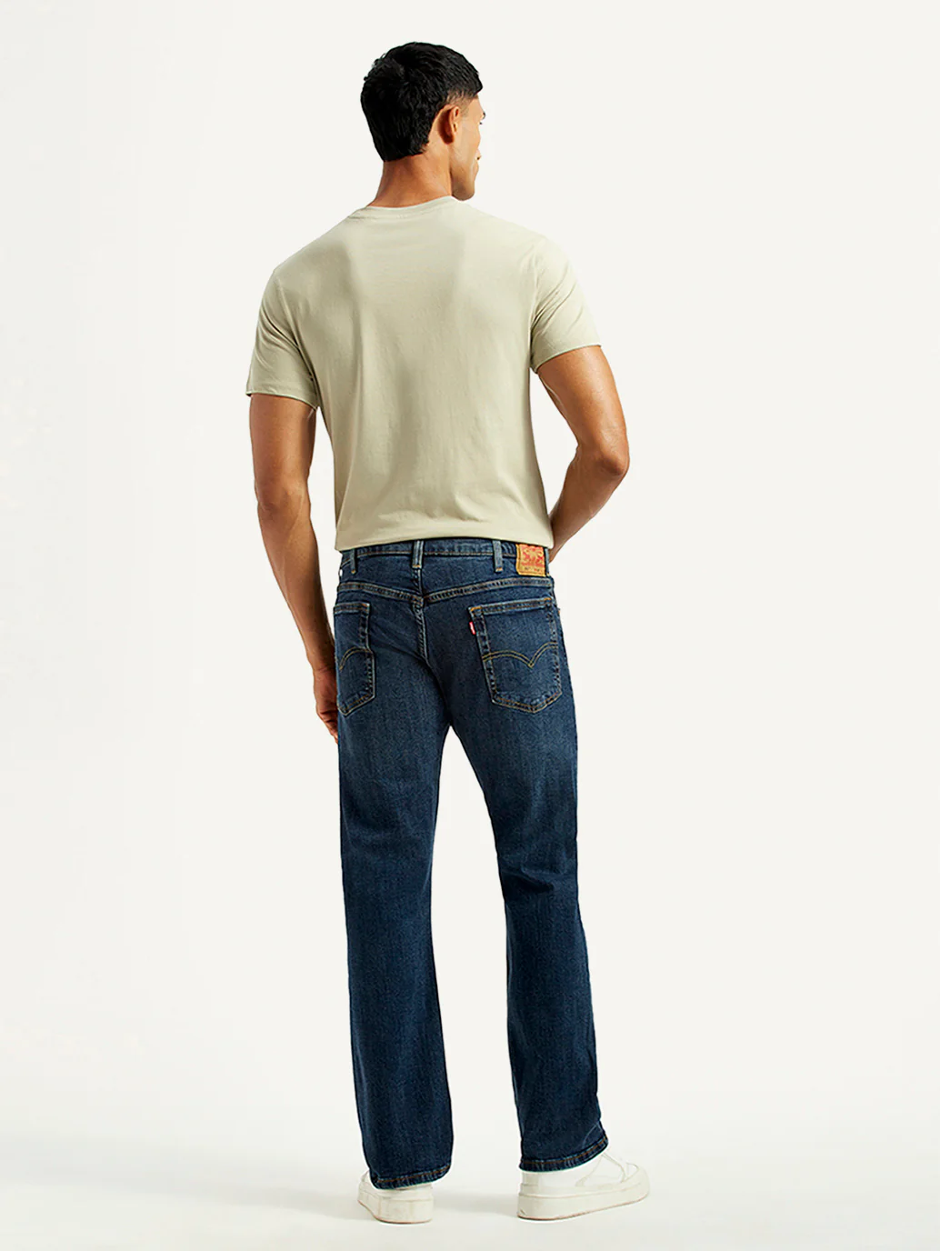 Men's 517 Dark Indigo Bootcut Fit Mid Rise Jeans - Image 3