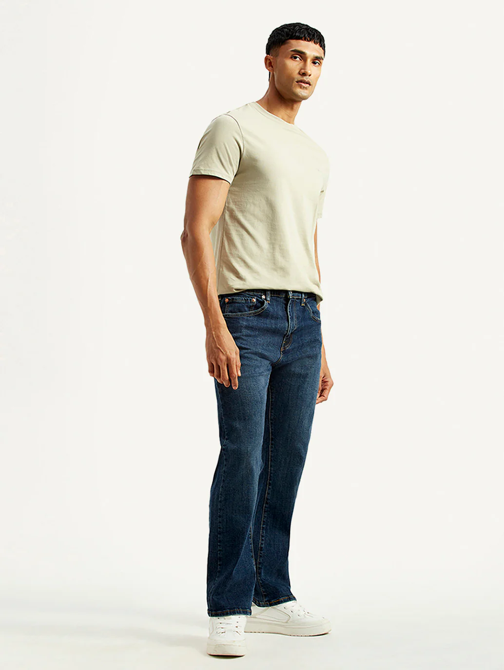 Men's 517 Dark Indigo Bootcut Fit Mid Rise Jeans - Image 5