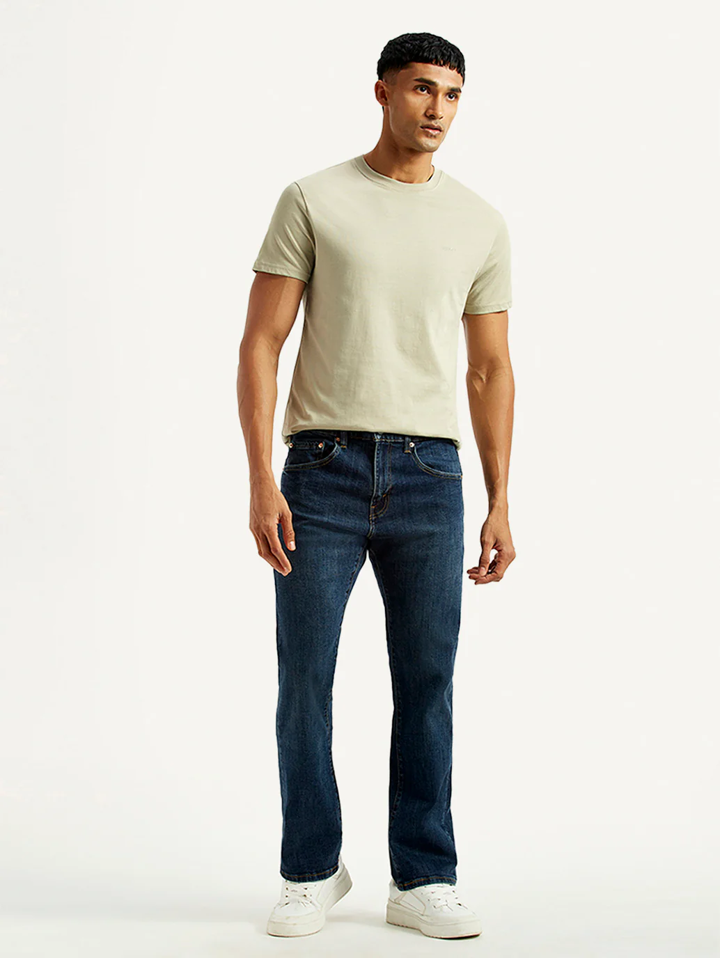 Men's 517 Dark Indigo Bootcut Fit Mid Rise Jeans - Image 7