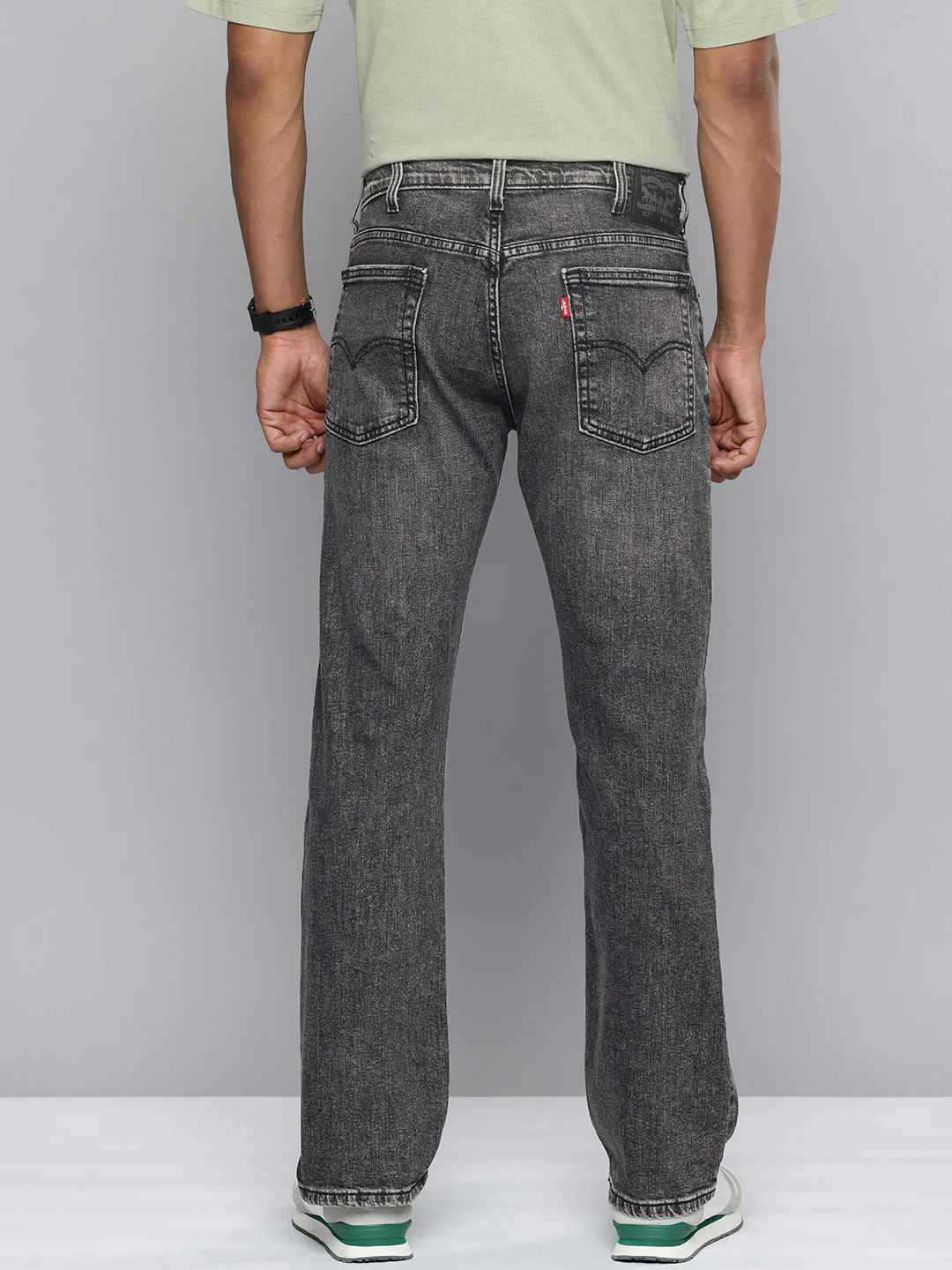 Men's 517 Black Bootcut Fit Mid Rise Jeans - Image 2