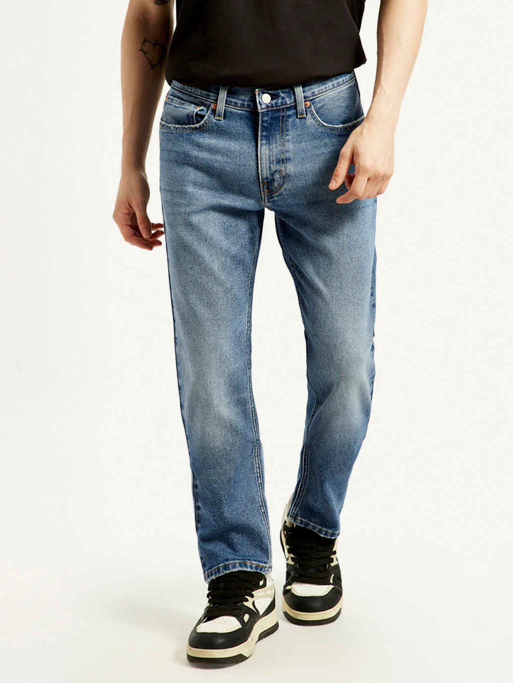 Men's 517 Med Indigo Bootcut Fit Mid Rise Jeans - Image 2