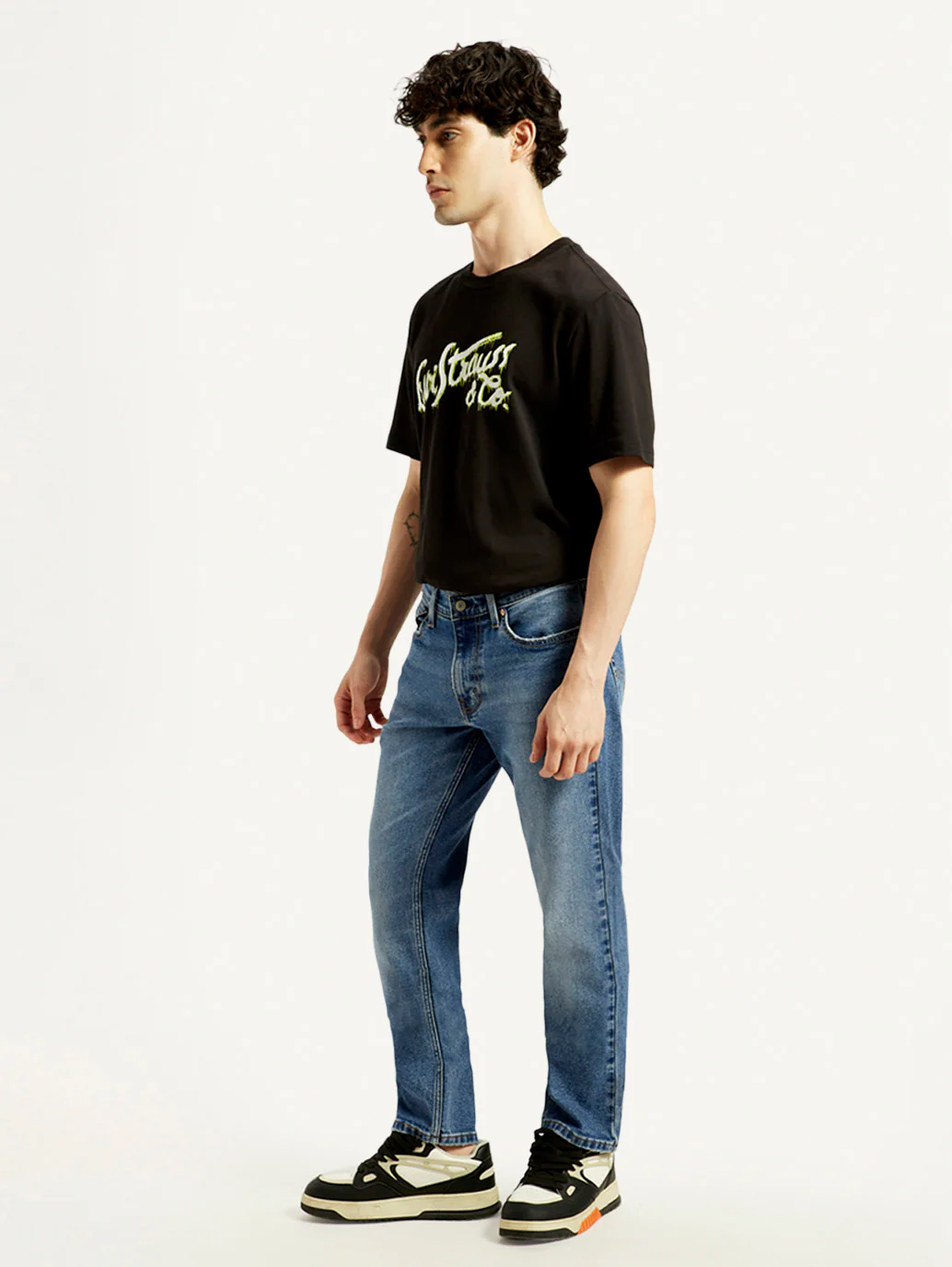 Men's 517 Med Indigo Bootcut Fit Mid Rise Jeans - Image 6