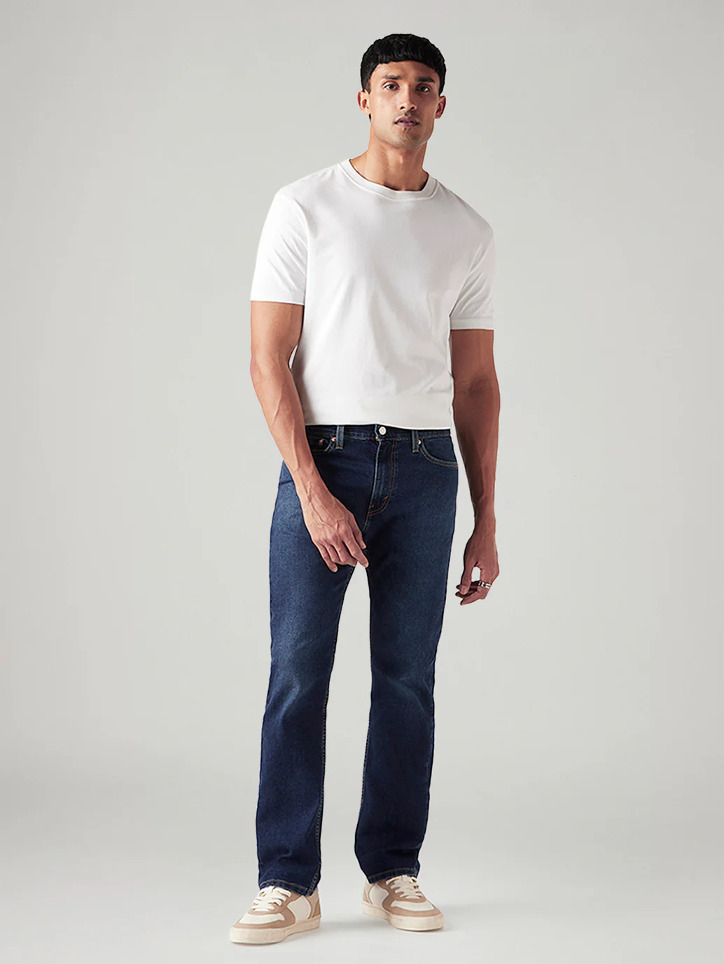 Men's 517 Dark Blue Bootcut Fit Mid Rise Jeans - Image 2