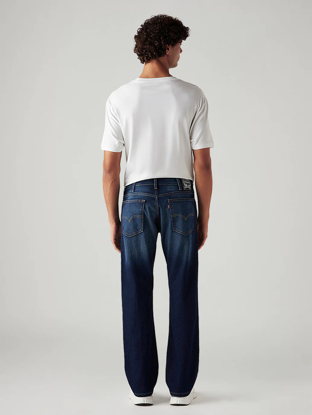 Men's 517 Dark Blue Bootcut Mid Rise Jeans - Image 3