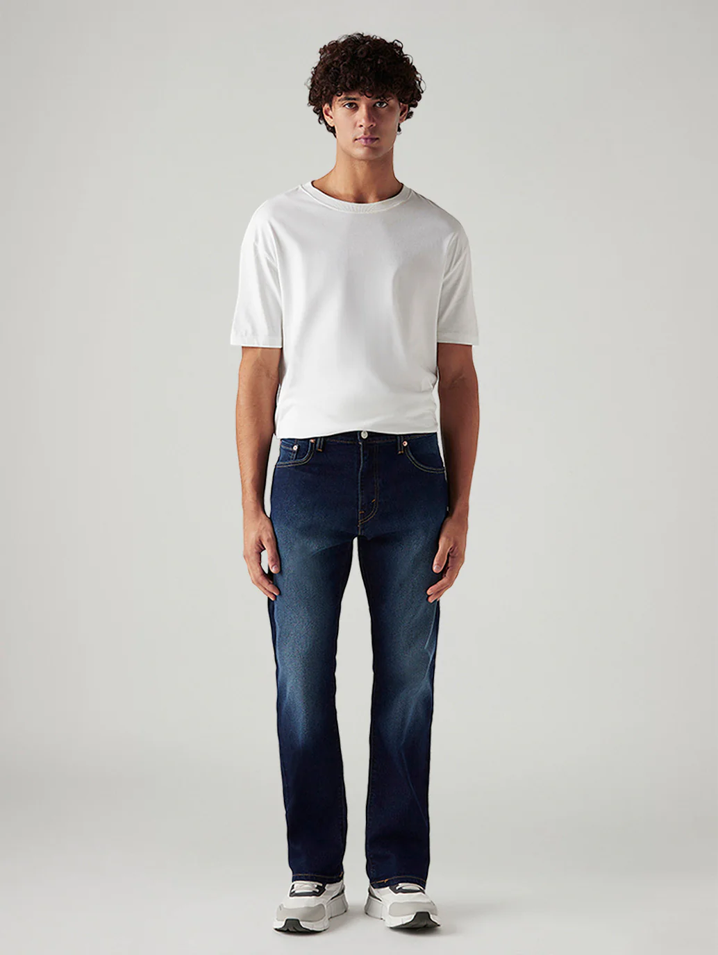 Men's 517 Dark Blue Bootcut Mid Rise Jeans - Image 7