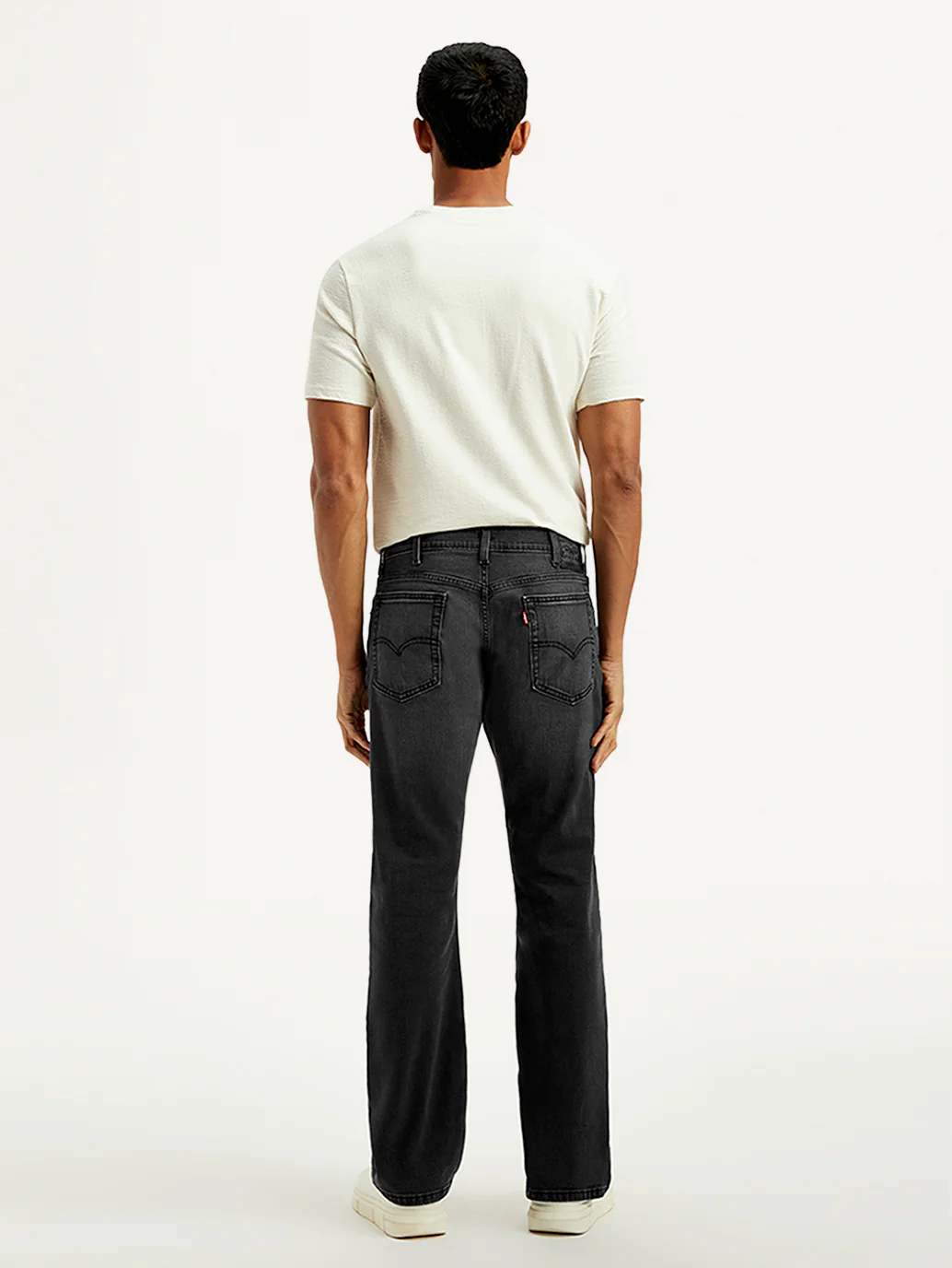 Men's 517 Charcoal Grey Bootcut Fit Mid Rise Jeans - Image 3