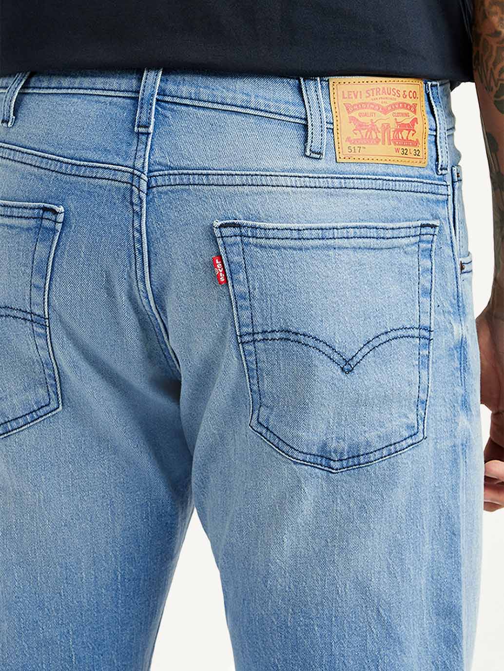 Men's 517 Light Blue Bootcut Mid Rise Jeans - Image 5