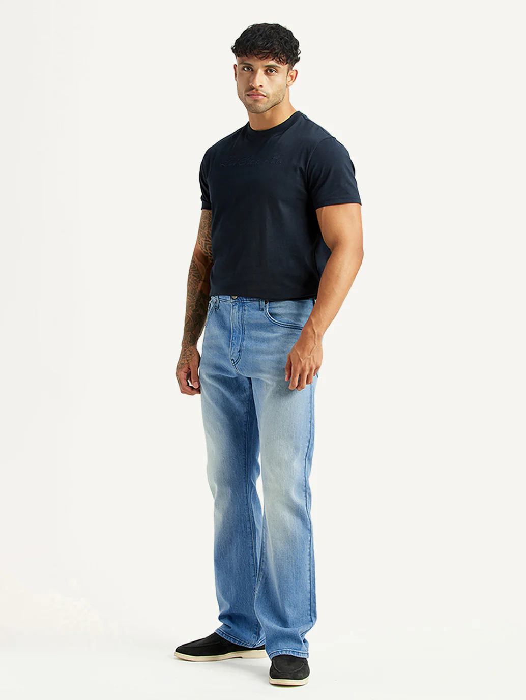 Men's 517 Light Blue Bootcut Mid Rise Jeans - Image 6