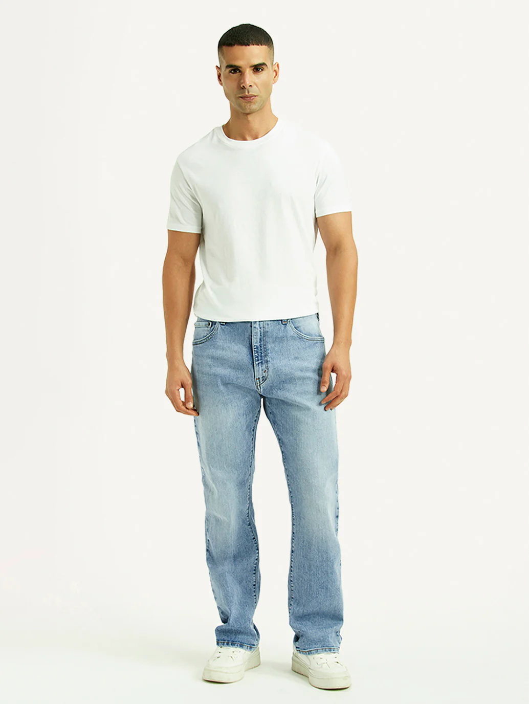 Men's 517 Light Blue Bootcut Fit Mid Rise Jeans - Image 2