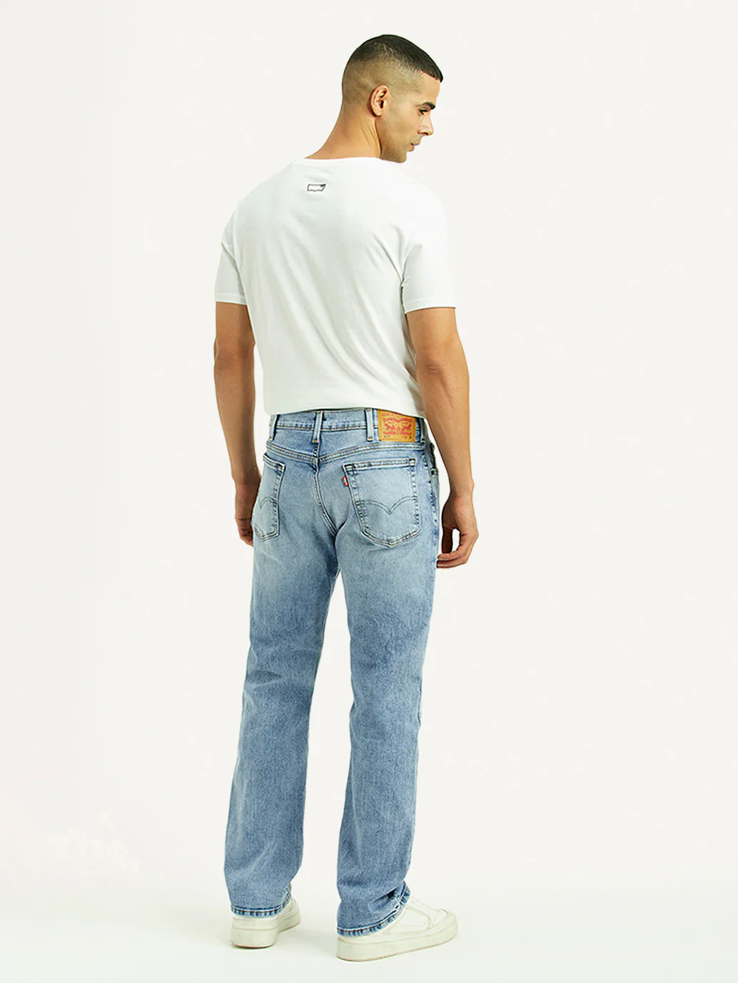 Men's 517 Light Blue Bootcut Fit Mid Rise Jeans - Image 5