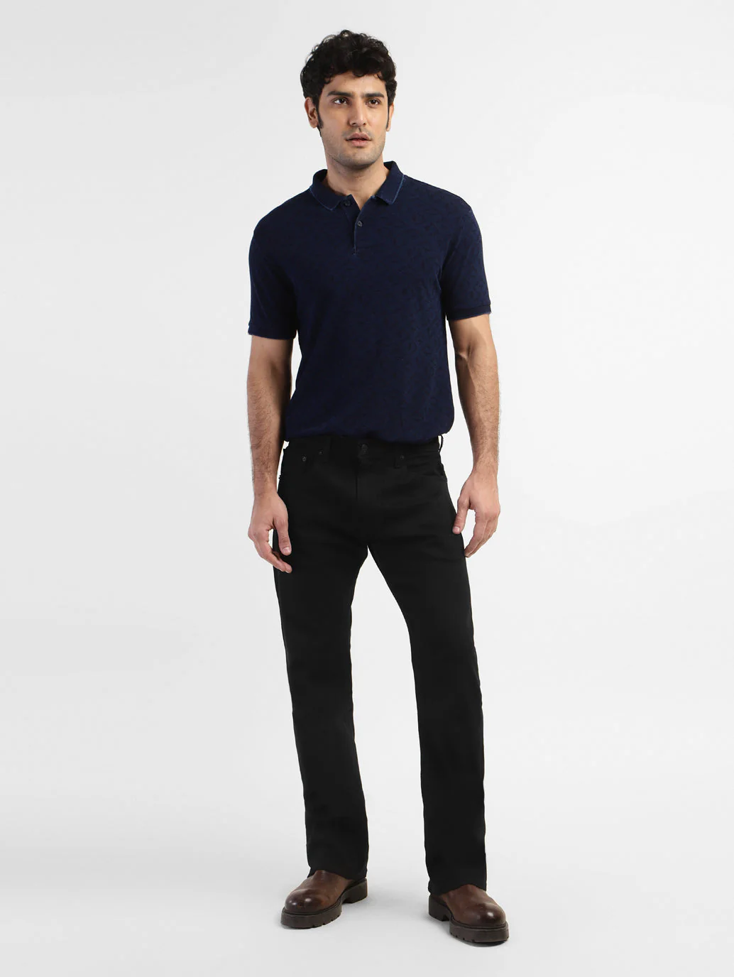 Men's 517 Black Bootcut Fit Mid Rise Jeans - Image 6