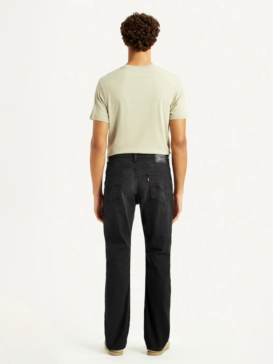 Men's 527 Black Slim Bootcut Fit Mid Rise Jeans - Image 5