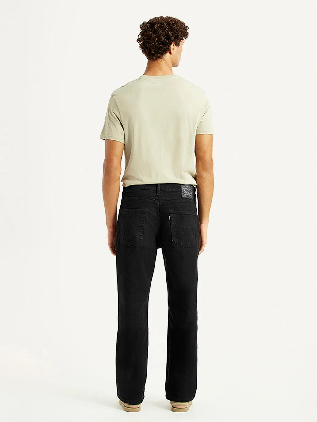 Men's 527 Black Slim Bootcut Fit Mid Rise Jeans - Image 5