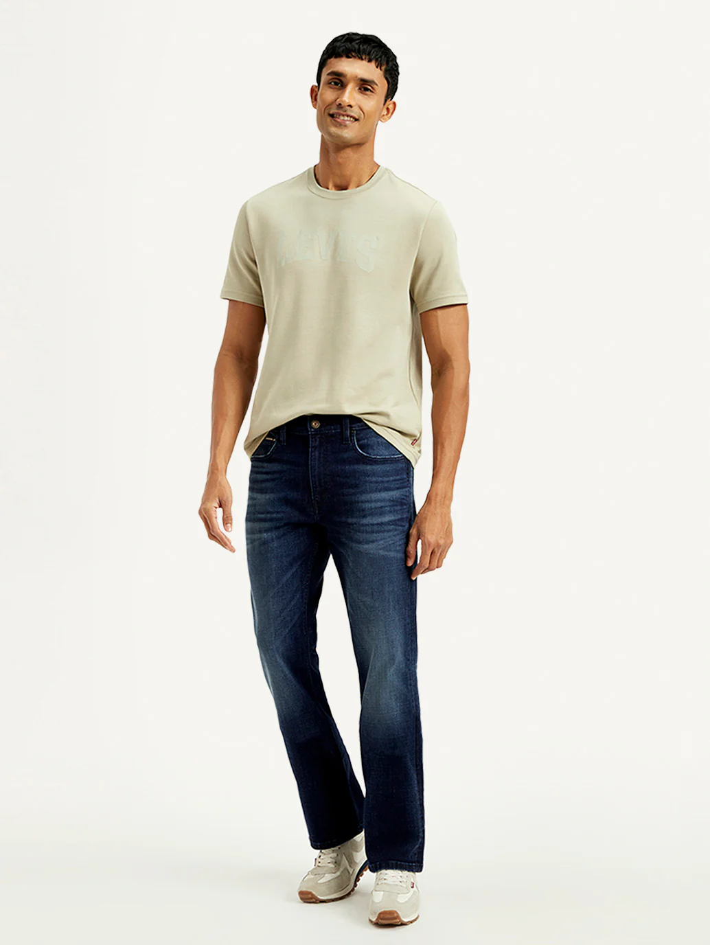 Men's 527 Blue Bootcut Fit Mid Rise Jeans