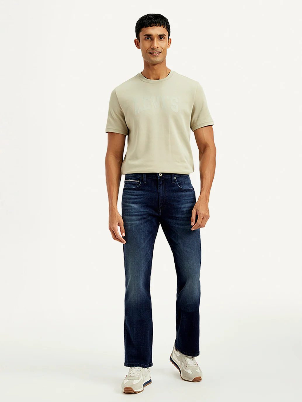 Men's 527 Blue Bootcut Fit Mid Rise Jeans - Image 2