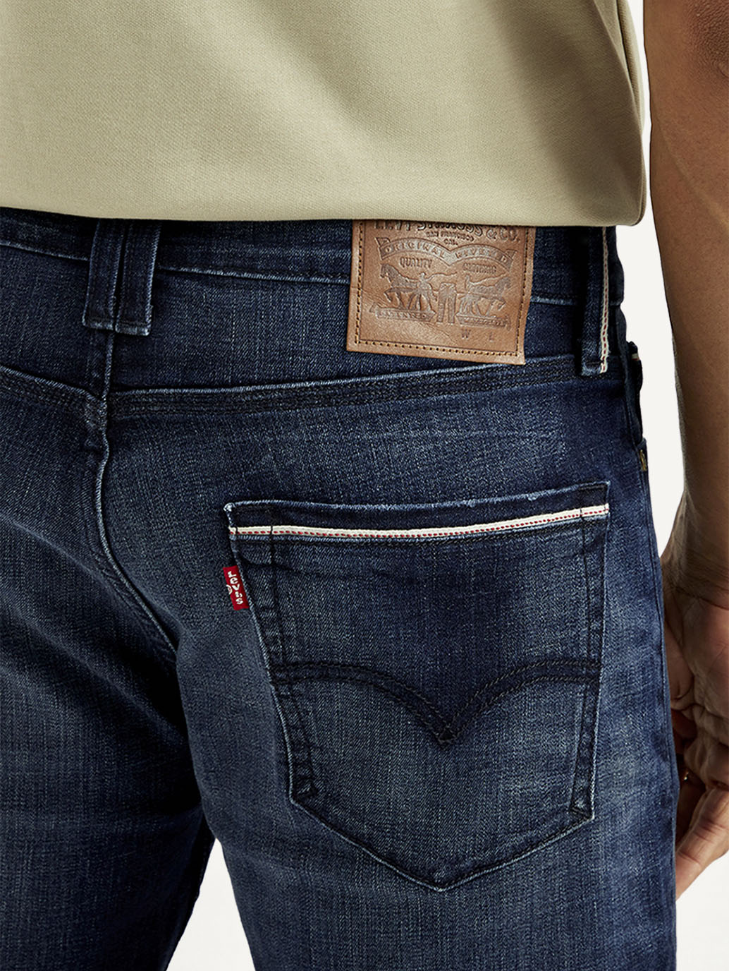 Men's 527 Blue Bootcut Fit Mid Rise Jeans - Image 5