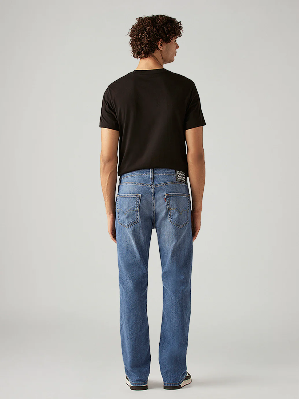Men's 527 Blue Bootcut Fit Mid Rise Jeans - Image 4