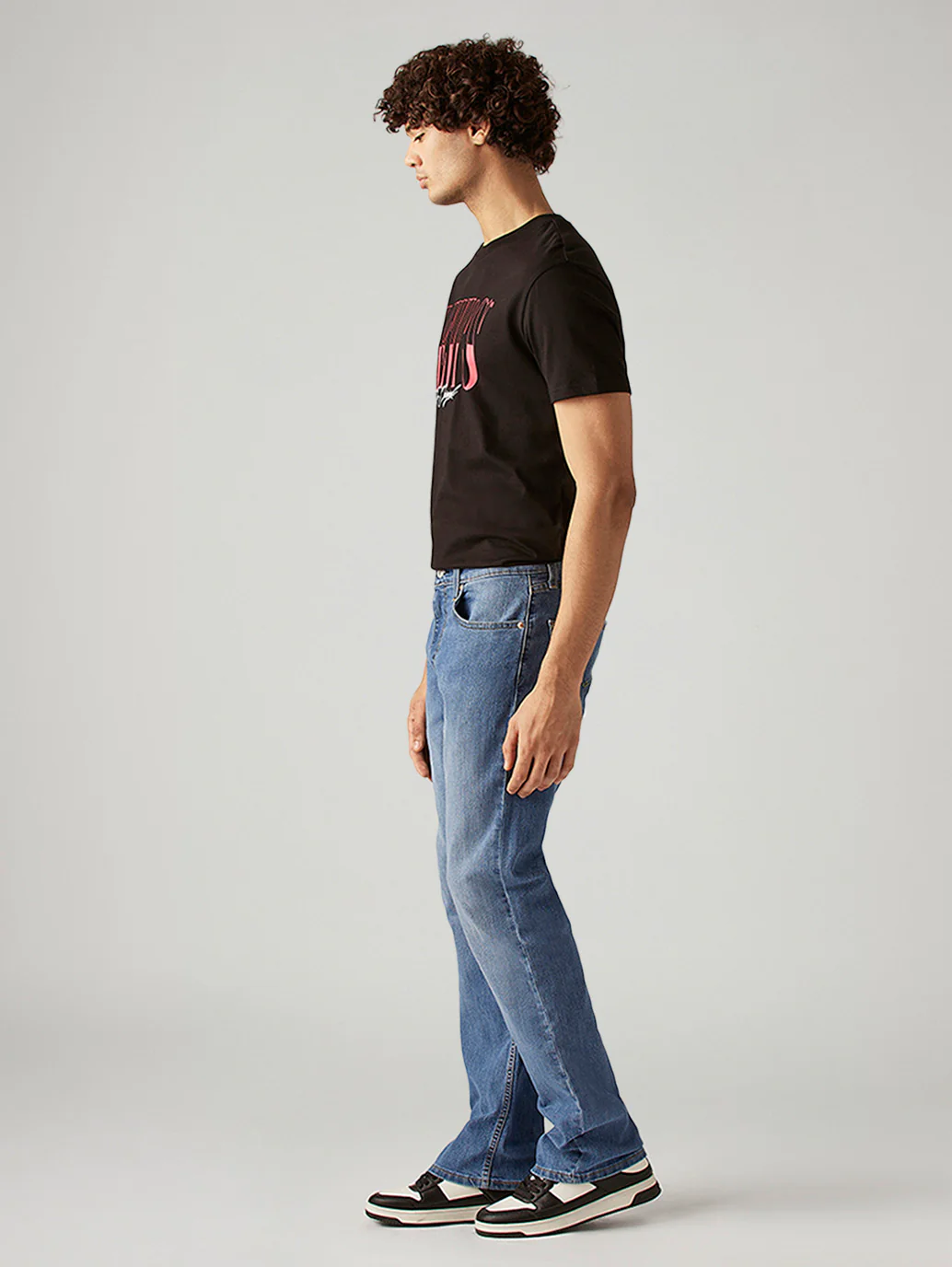 Men's 527 Blue Bootcut Fit Mid Rise Jeans - Image 6