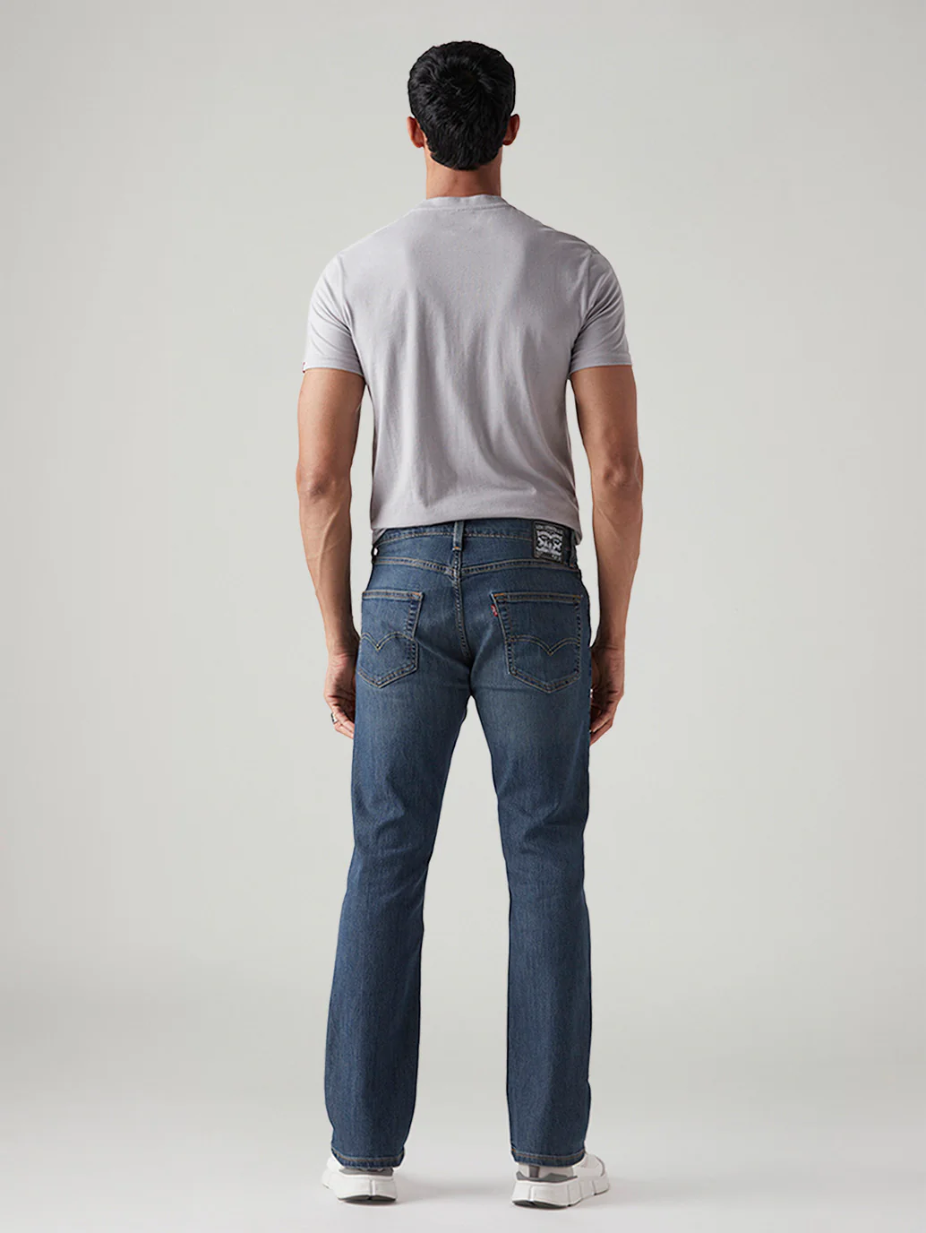 Men's 527 Blue Bootcut Fit Mid Rise Jeans - Image 5