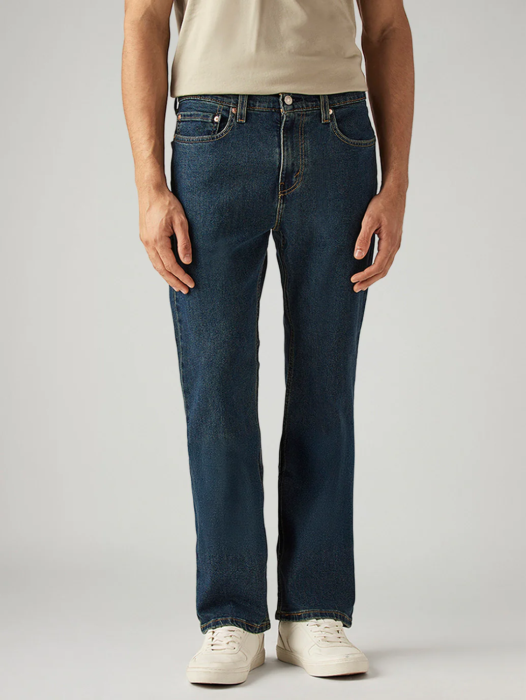 Men's 527 Blue Bootcut Fit Mid Rise Tinted Jeans - Image 3