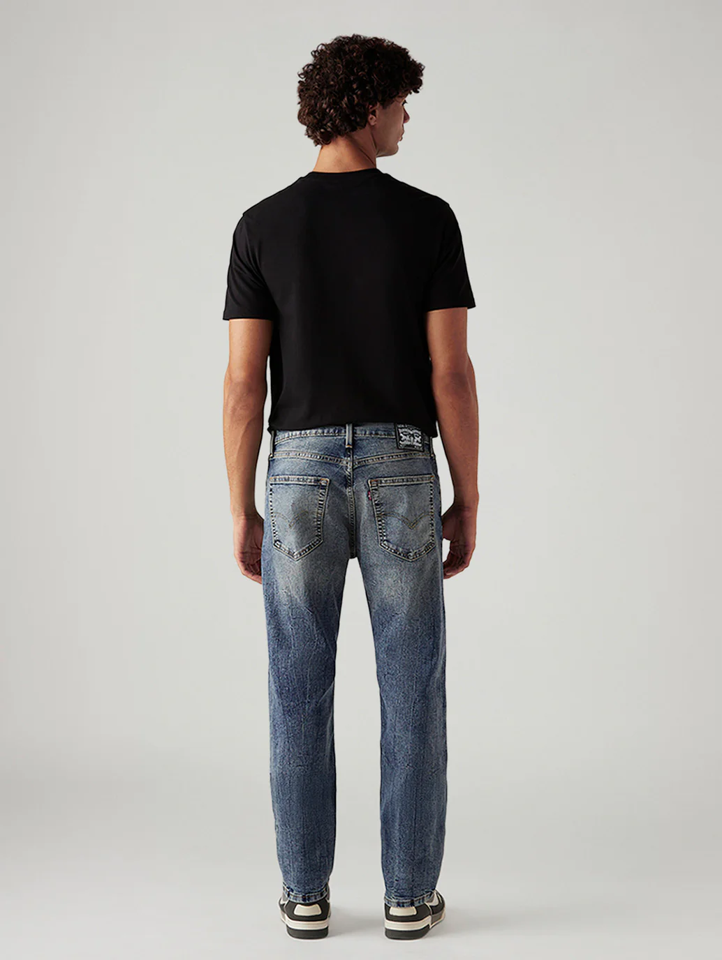 Men's Tinted 527 Blue Bootcut Mid Rise Jeans - Image 5