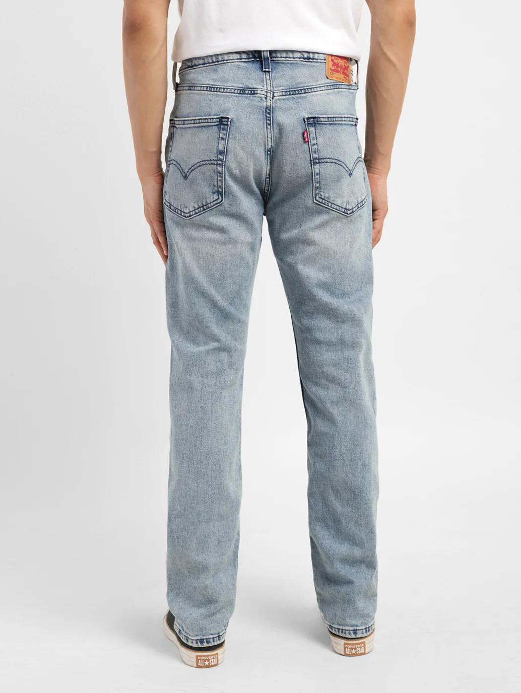 Men's 527 Blue Bootcut Fit Mid Rise Jeans - Image 2