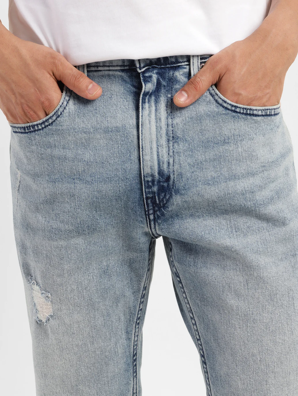 Men's 527 Blue Bootcut Fit Mid Rise Jeans - Image 5
