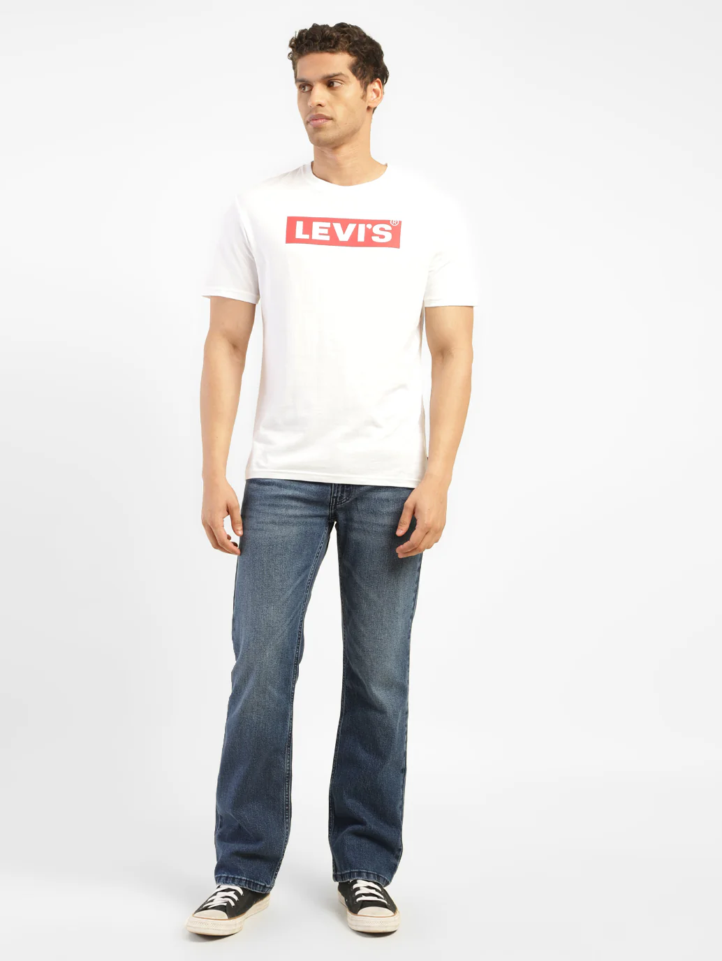 Men's 527 Blue Bootcut Fit Mid Rise Jeans - Image 8