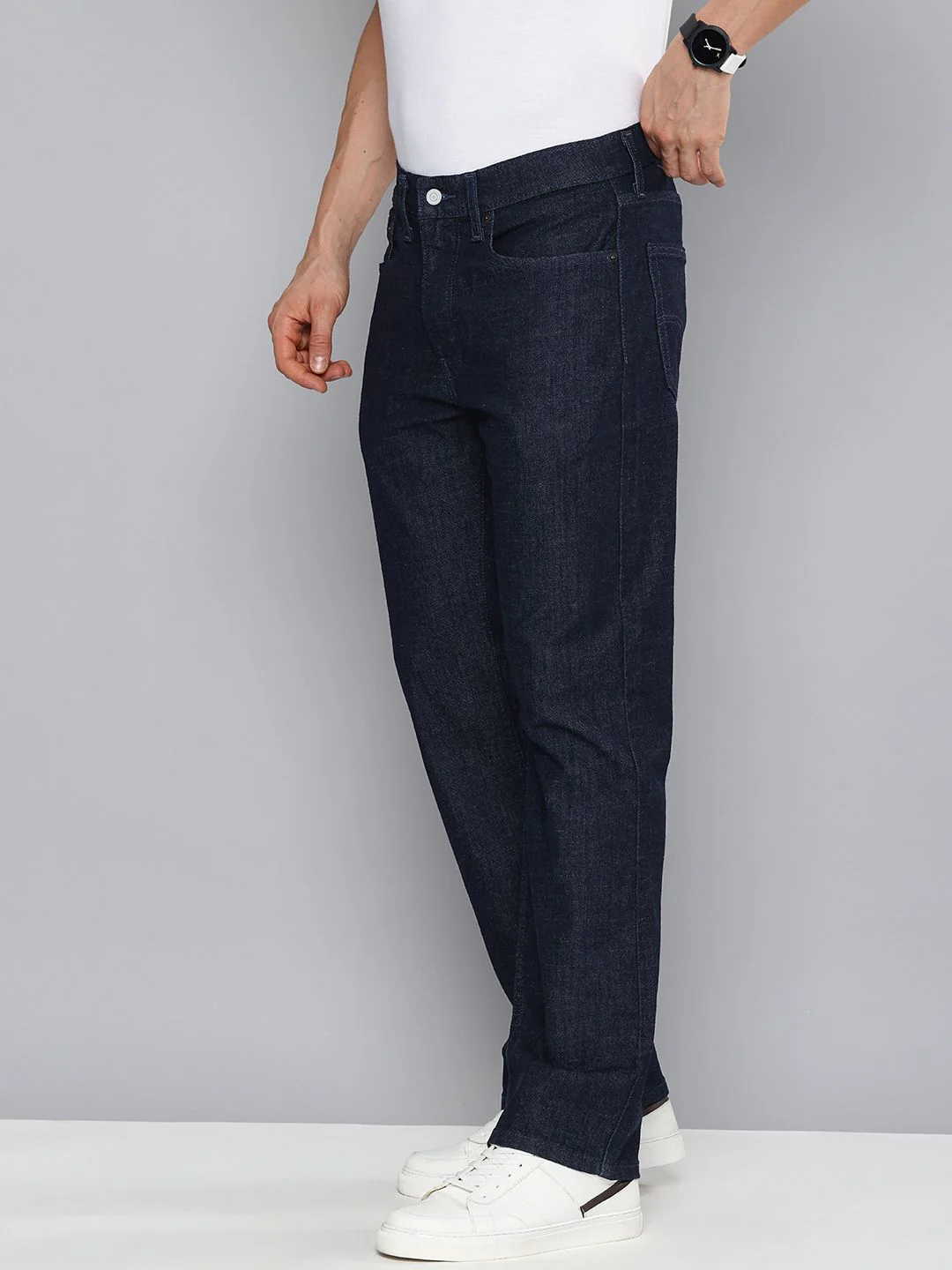 Men's 527 Blue Bootcut Fit Mid Rise Jeans - Image 2