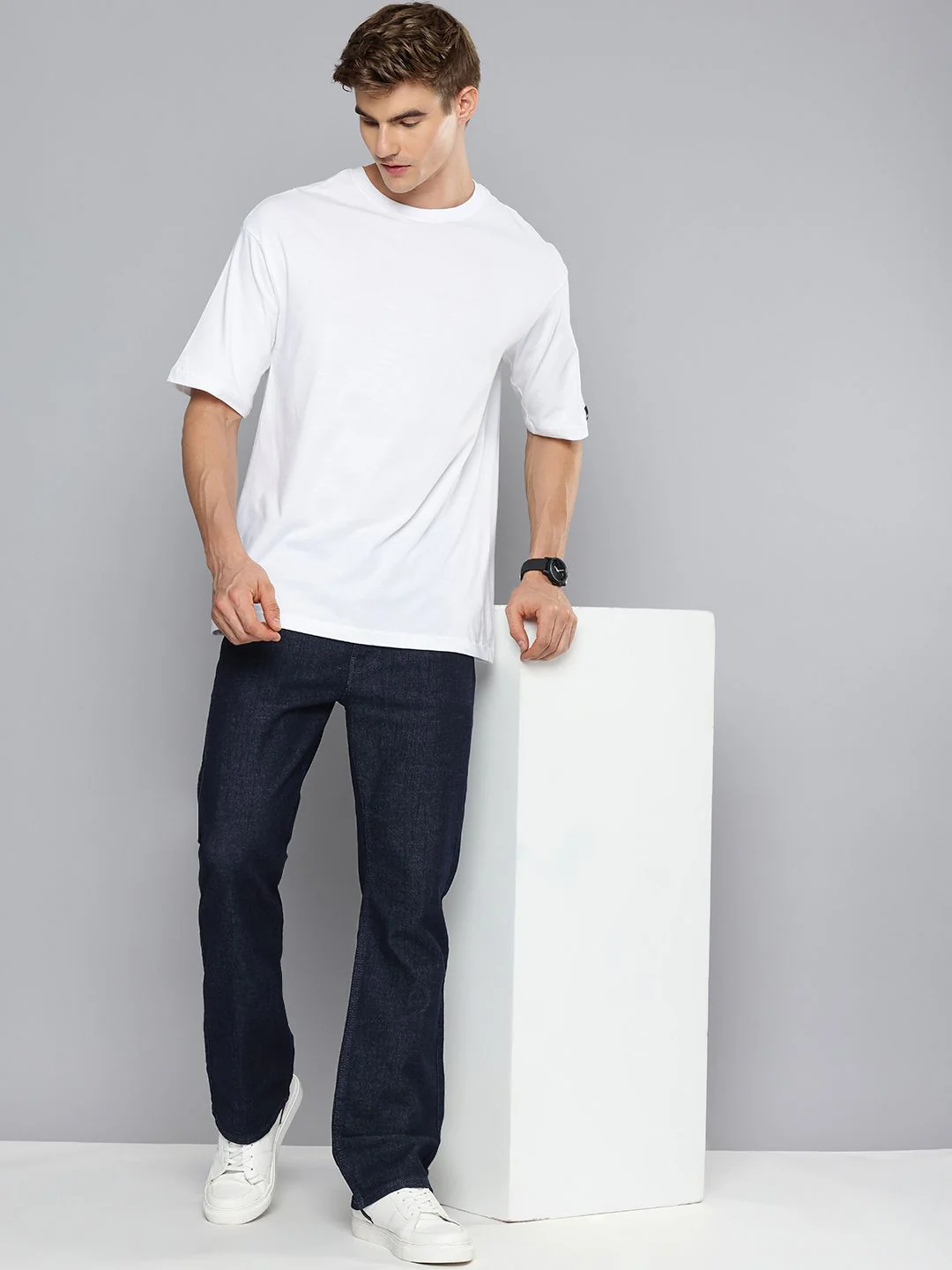 Men's 527 Blue Bootcut Fit Mid Rise Jeans - Image 5