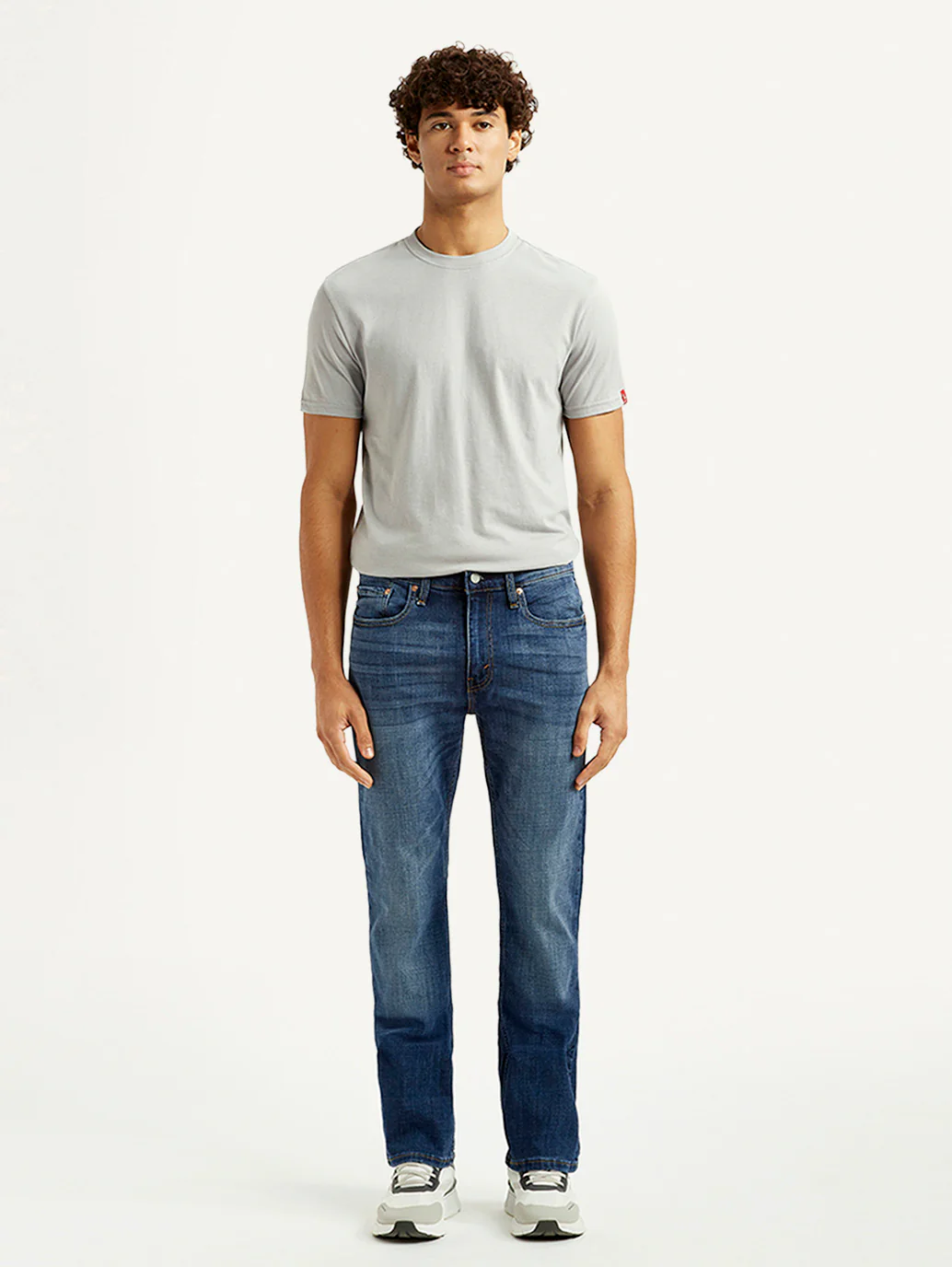 Men's 527 Blue Slim Bootcut Fit Mid Rise Jeans - Image 2