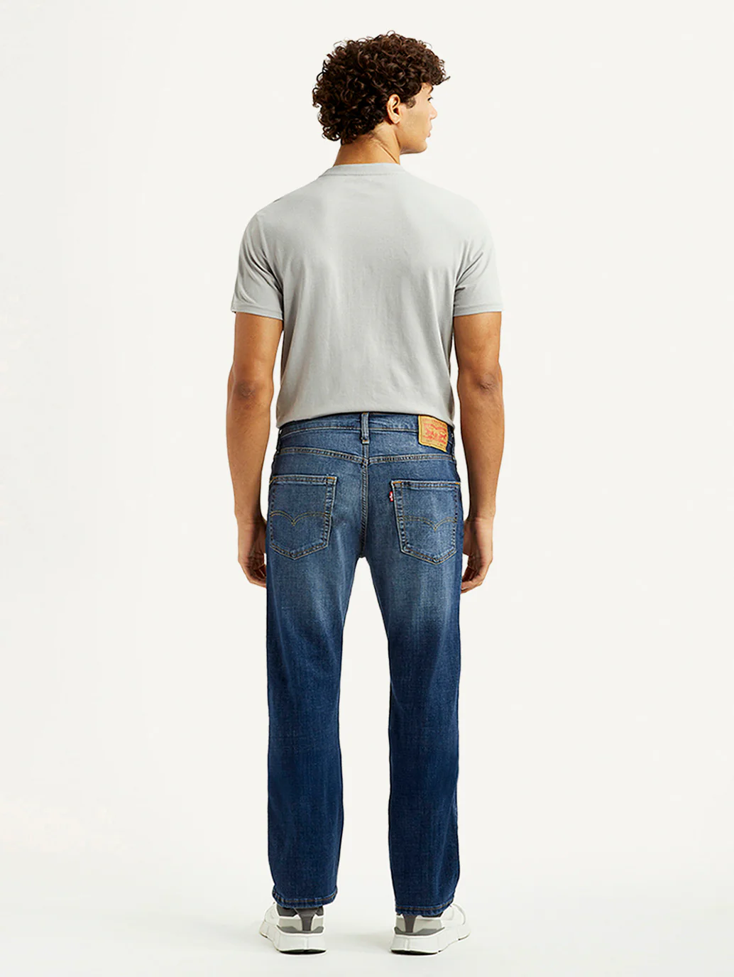 Men's 527 Blue Slim Bootcut Fit Mid Rise Jeans - Image 5